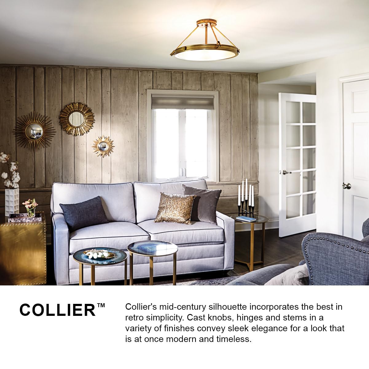 hinkley-collier-3381hb-medium-four-light-semi-flush-mount-heritage-brass-mid-cen image 3