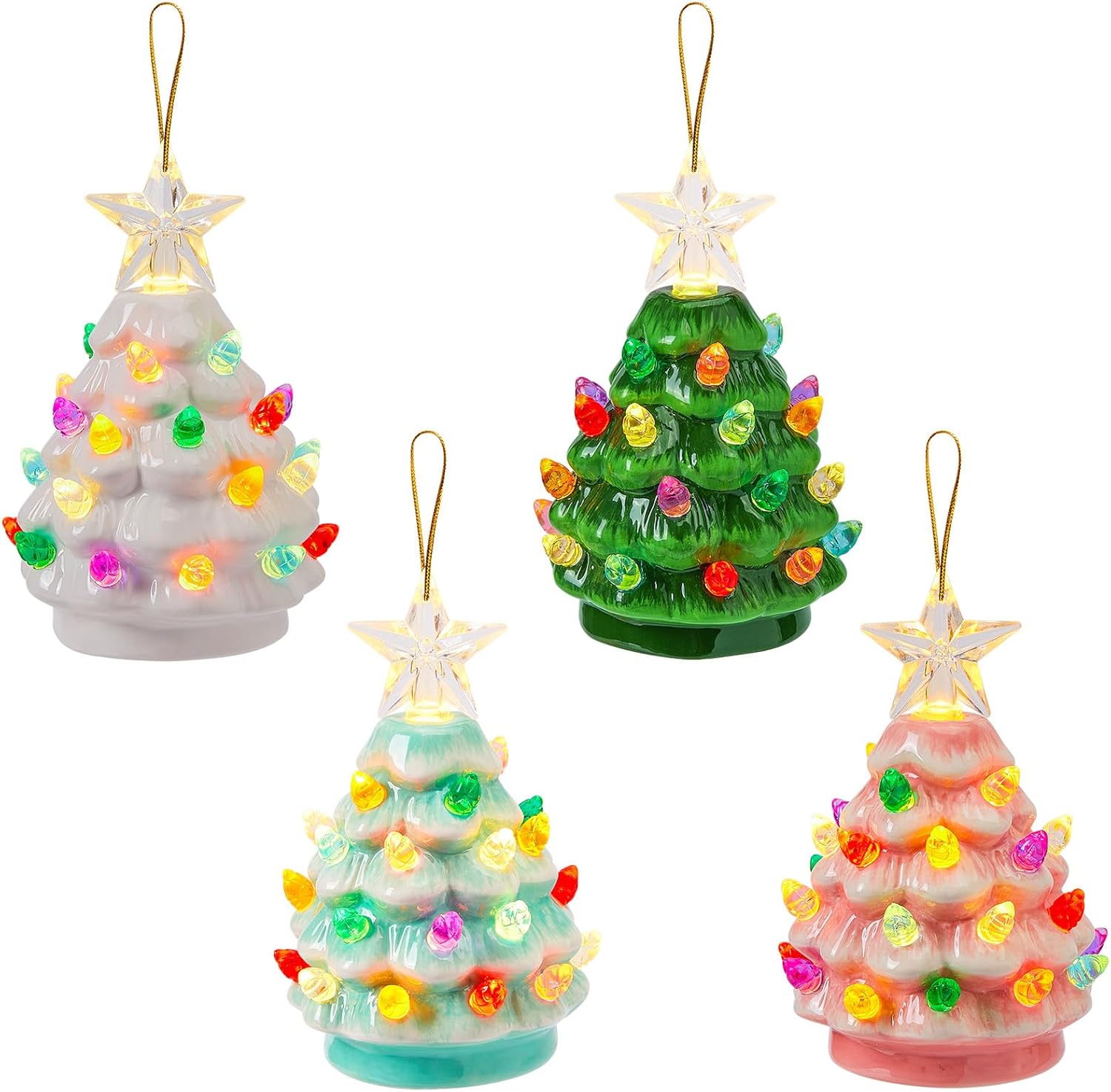 brightown-set-of-4-mini-ceramic-christmas-tree-night-lights-4-3-inch-pre-lit-wit image 8