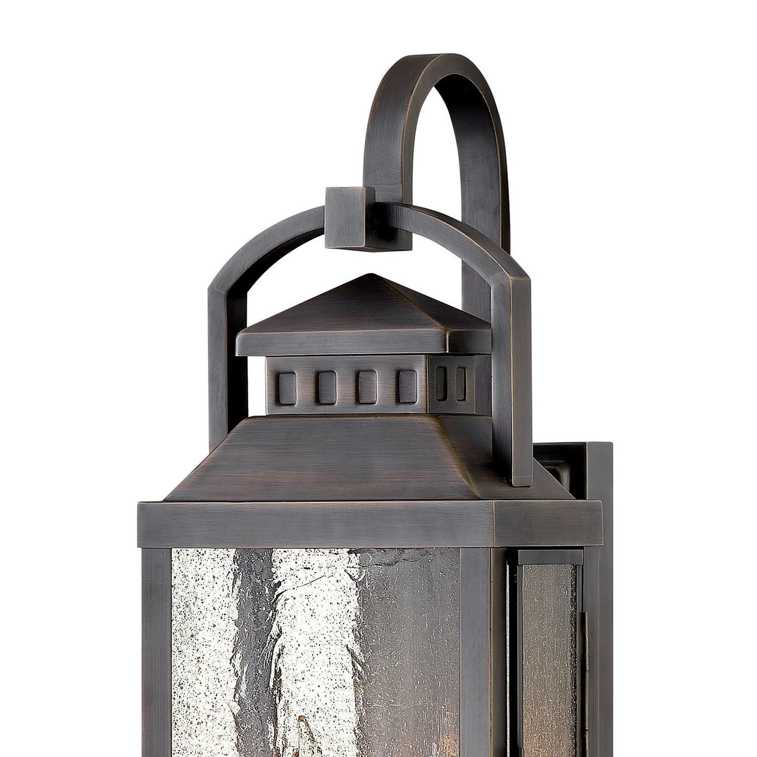 hinkley-revere-two-light-wall-mount-outdoor-coach-lantern-clear-seedy-glass-pane image 5