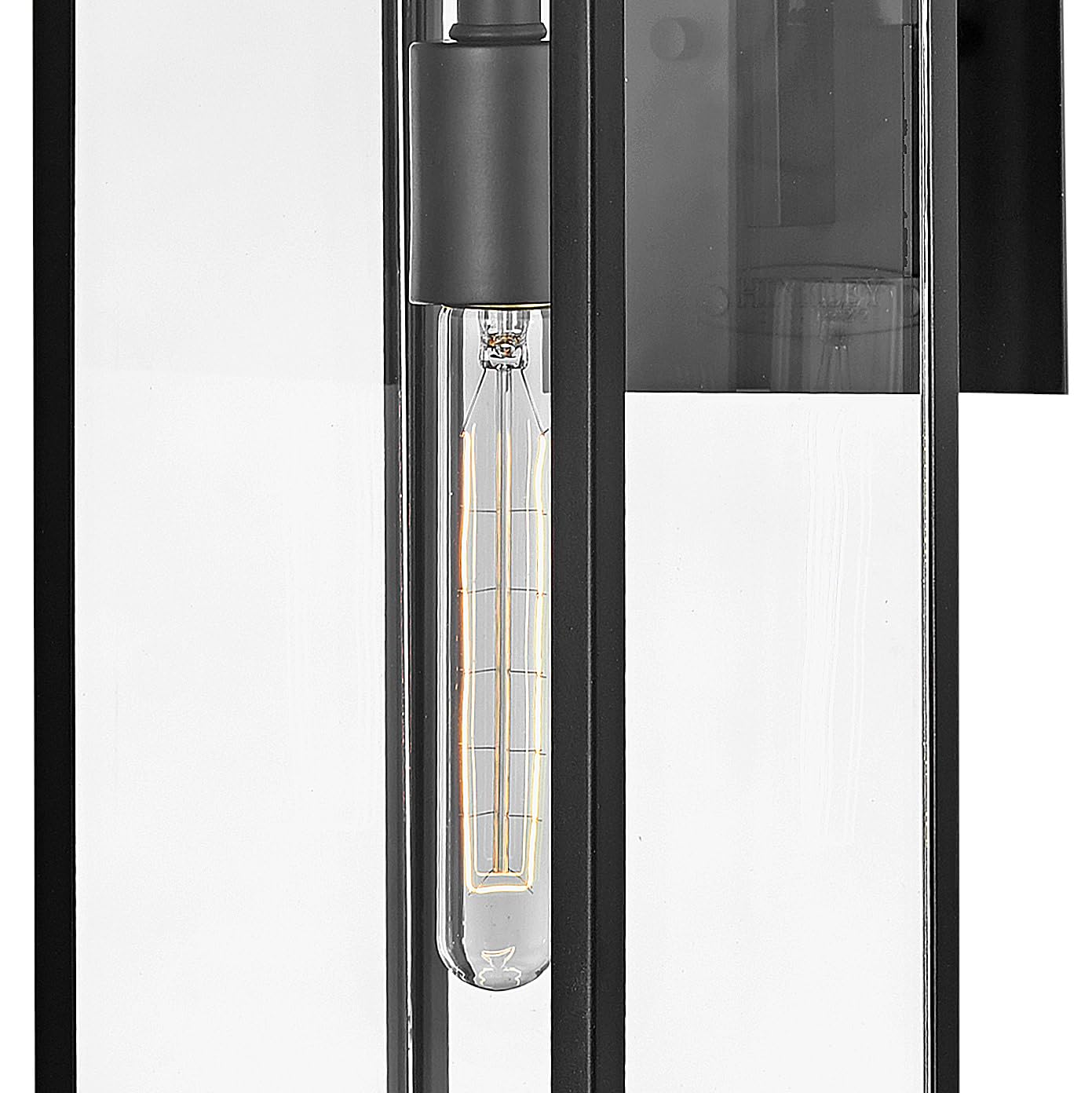 hinkley-max-2594bk-medium-outdoor-wall-mount-lantern-hand-welded-aluminum-frame- image 4