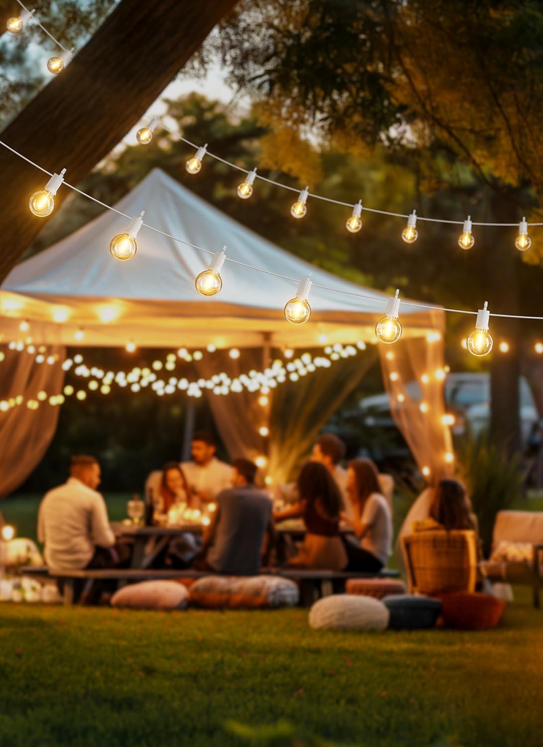 brightown-g40-29ft-plug-in-12-led-bulbs-string-lights-for-patio-garden-cafe-wedd image 5