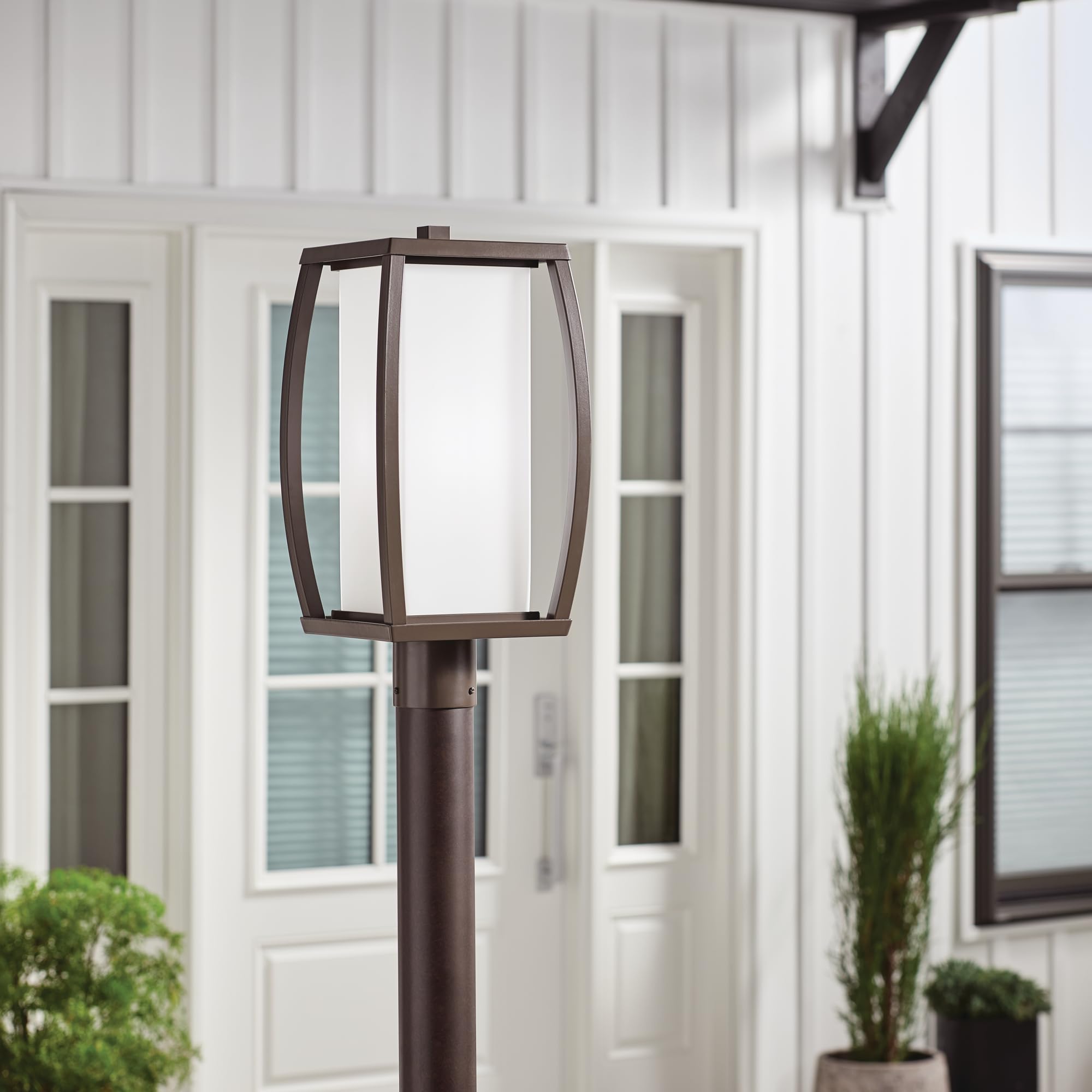 kichler-bowen-49342az-outdoor-post-mount-1-light-in-architectural-bronze image 2