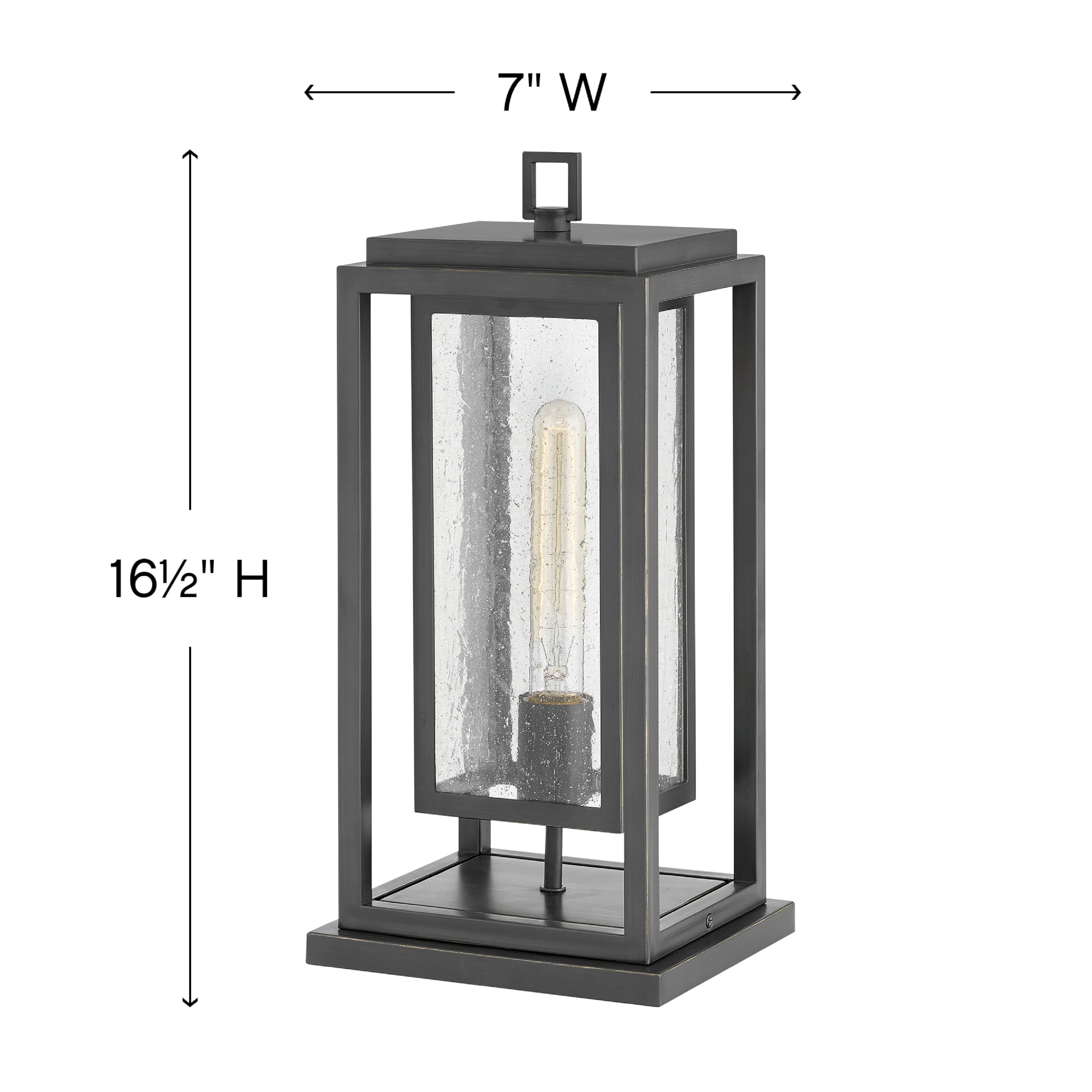 hinkley-republic-medium-pier-mount-outdoor-lantern-oil-rubbed-bronze-led-include image 4