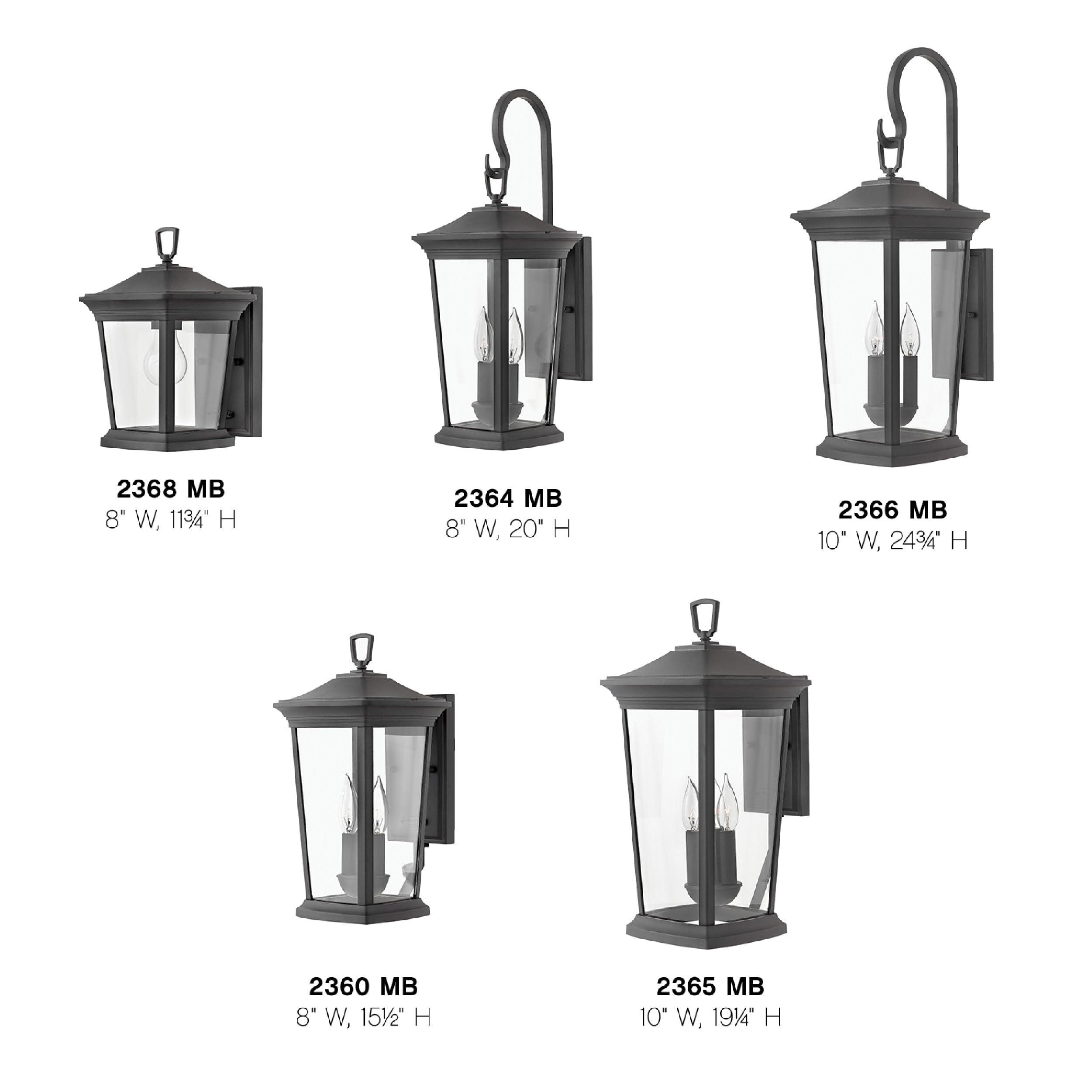 hinkley-bromley-medium-led-wall-mount-lantern-museum-black-120v-2x5w-cand-led-la image 6