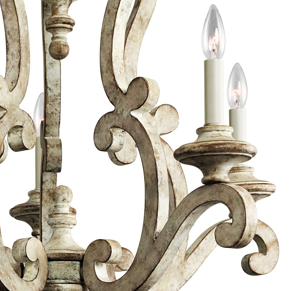 kichler-hayman-bay-5-light-chandelier-distressed-antique-white-finish-weathered- image 6