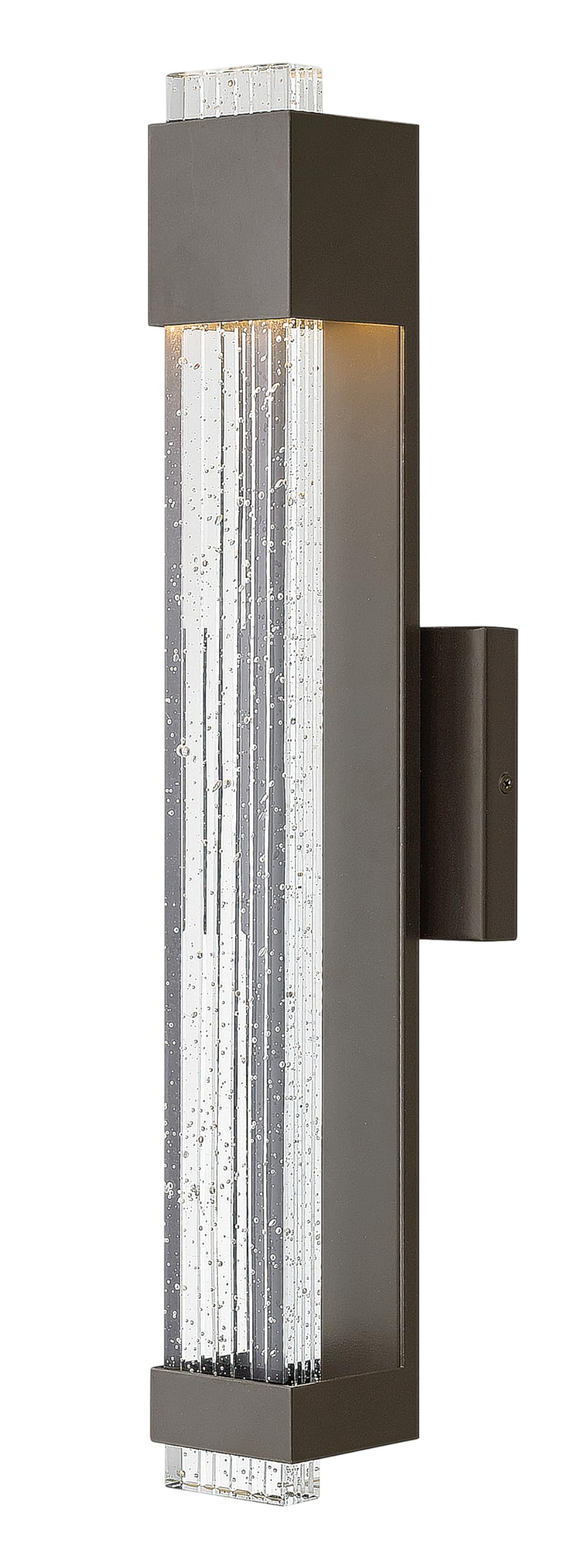 hinkley-glacier-medium-outdoor-wall-mount-12w-integrated-led-bronze-contemporary image 1