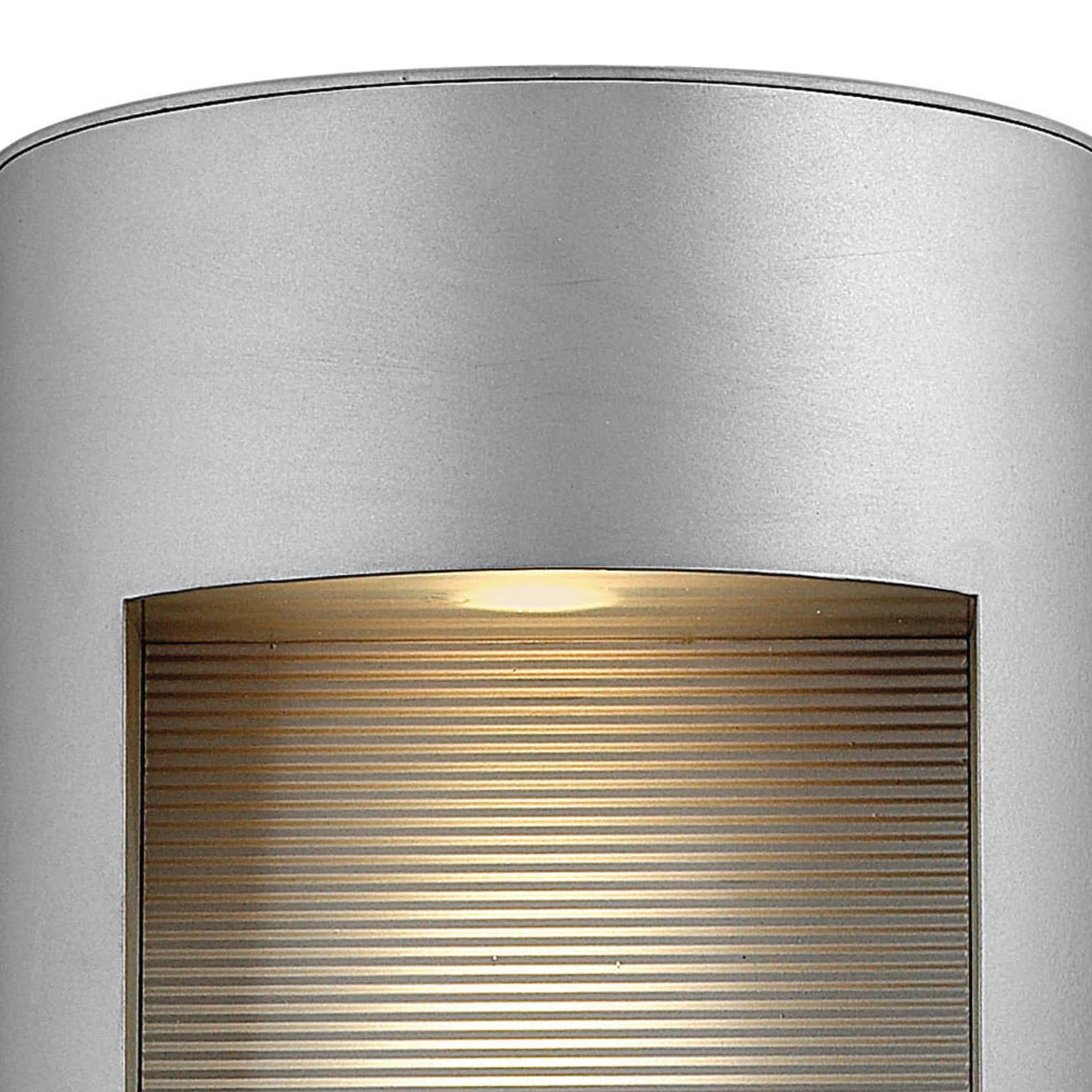 hinkley-1664tt-led-luna-two-light-outdoor-wall-mount-titanium-finish image 3