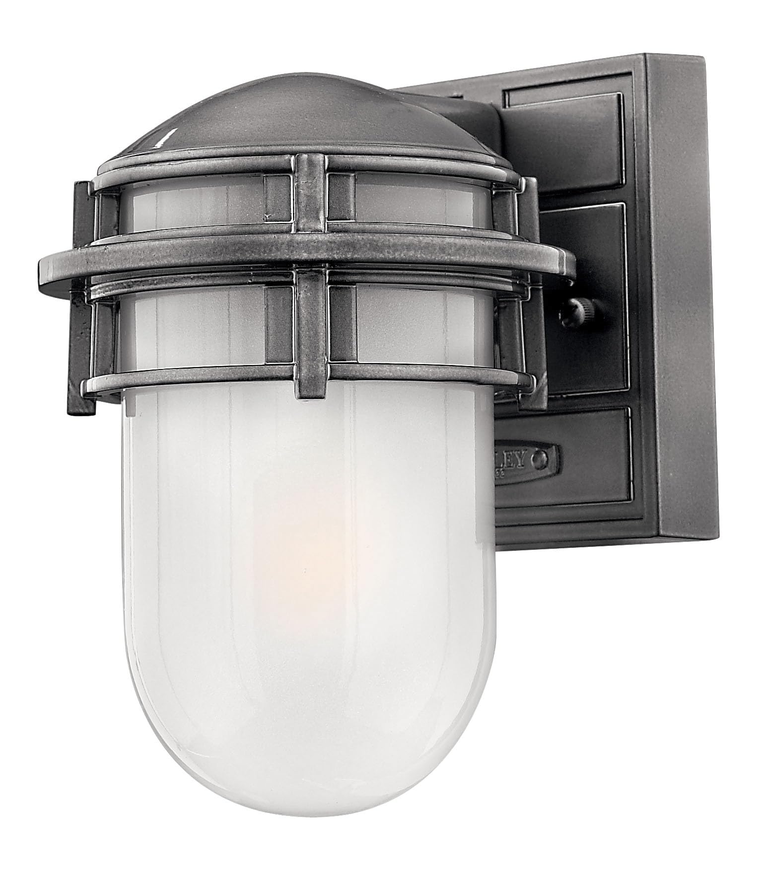 hinkley-1956he-reef-transitional-one-light-outdoor-wall-mount-in-pewter-nickel-s image 1