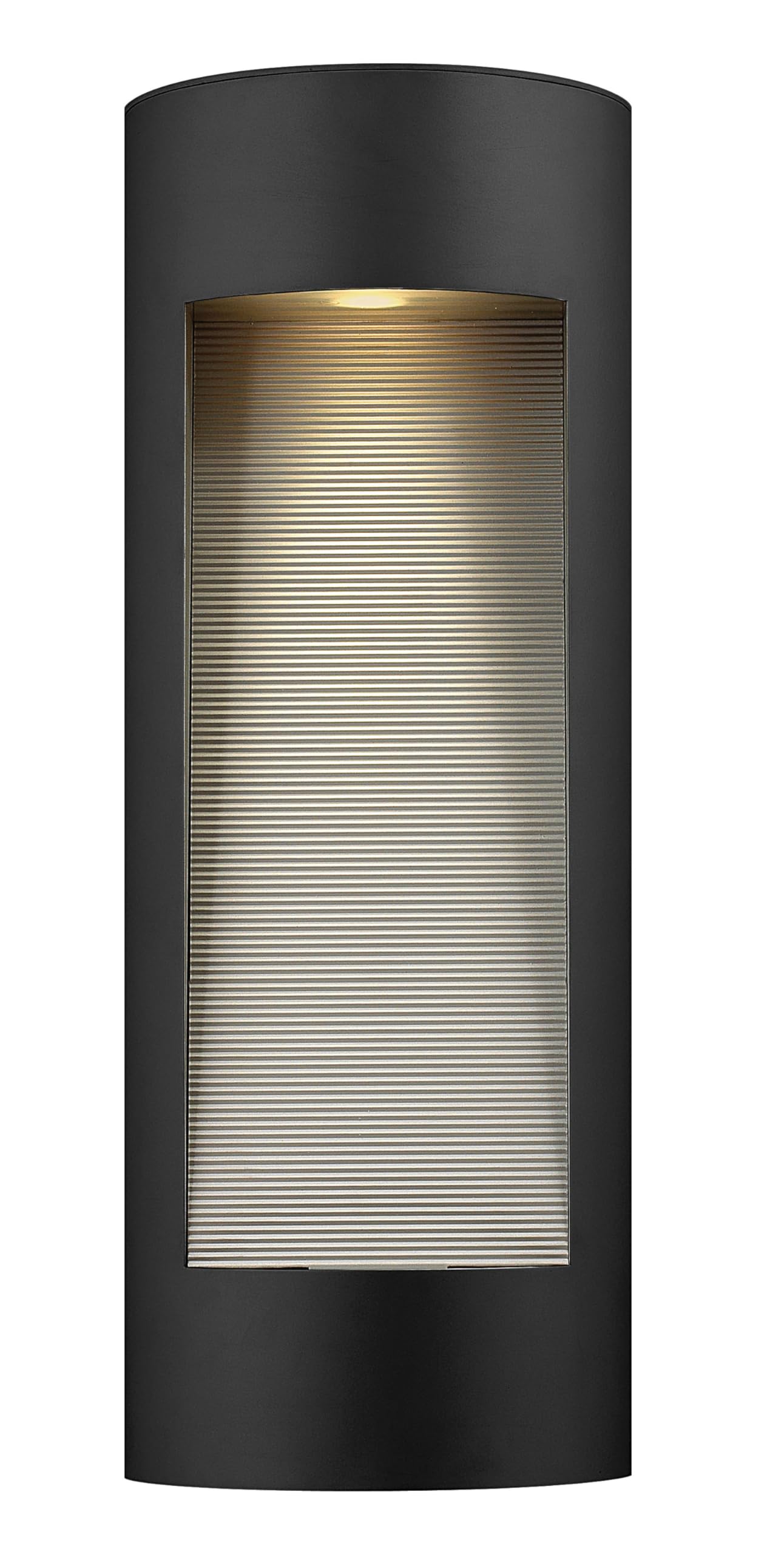 hinkley-luna-large-wall-mount-outdoor-lantern-aluminum-etched-glass-lens-ada-dar image 1