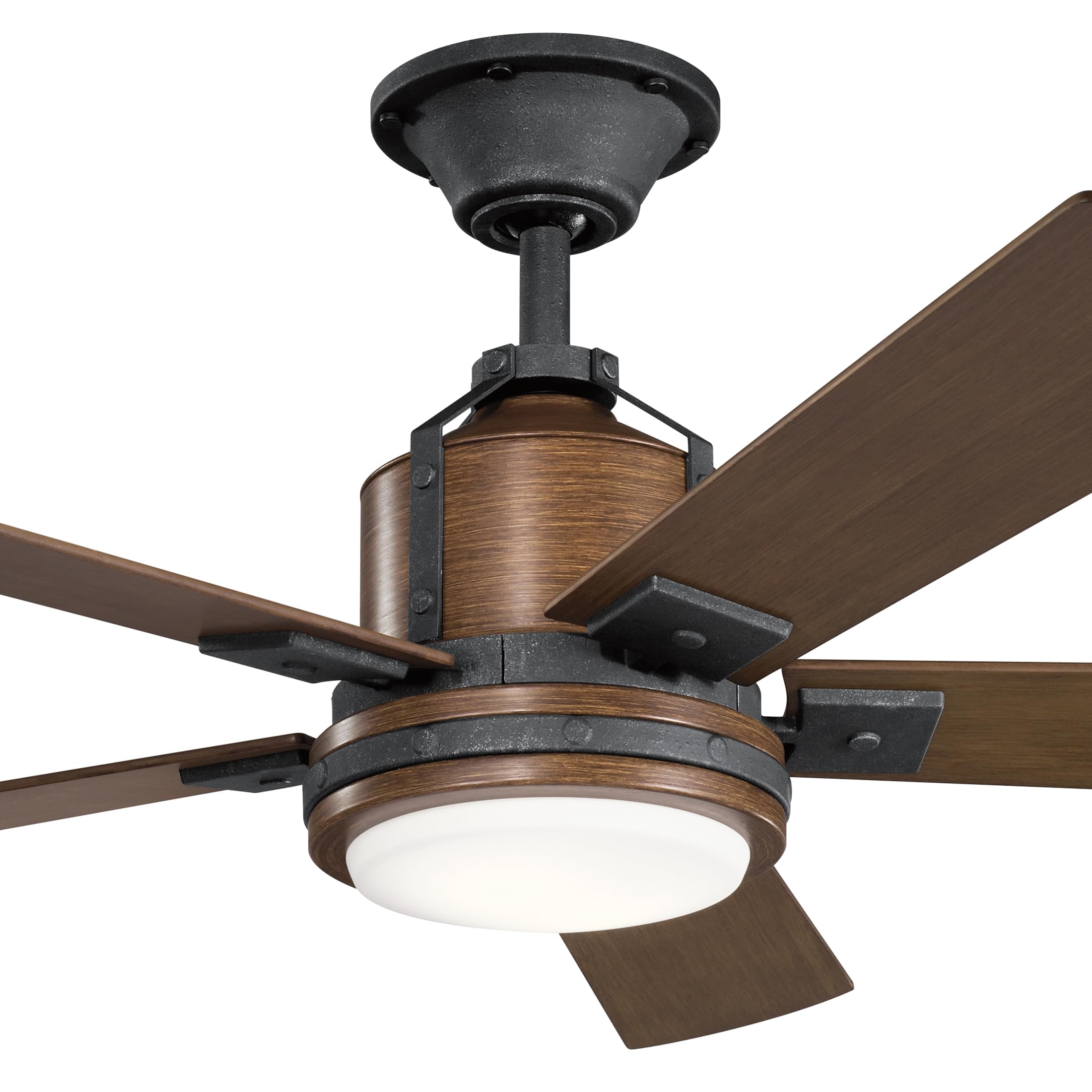 kichler-colerne-52-led-ceiling-fan-with-light-in-distressed-black-vintage-indust image 6
