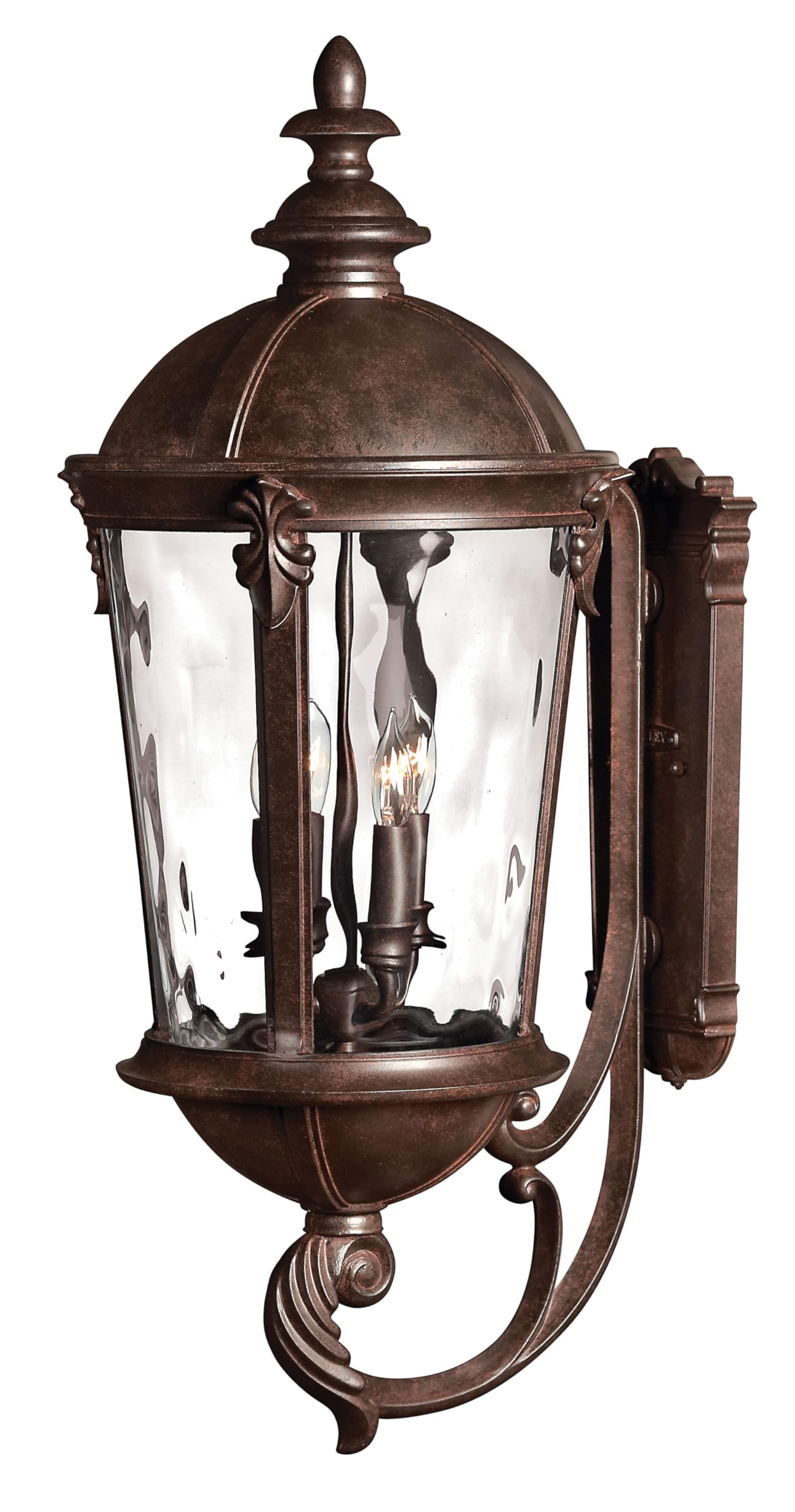 hinkley-windsor-medium-three-light-outdoor-wall-mount-river-rock-finish image 7