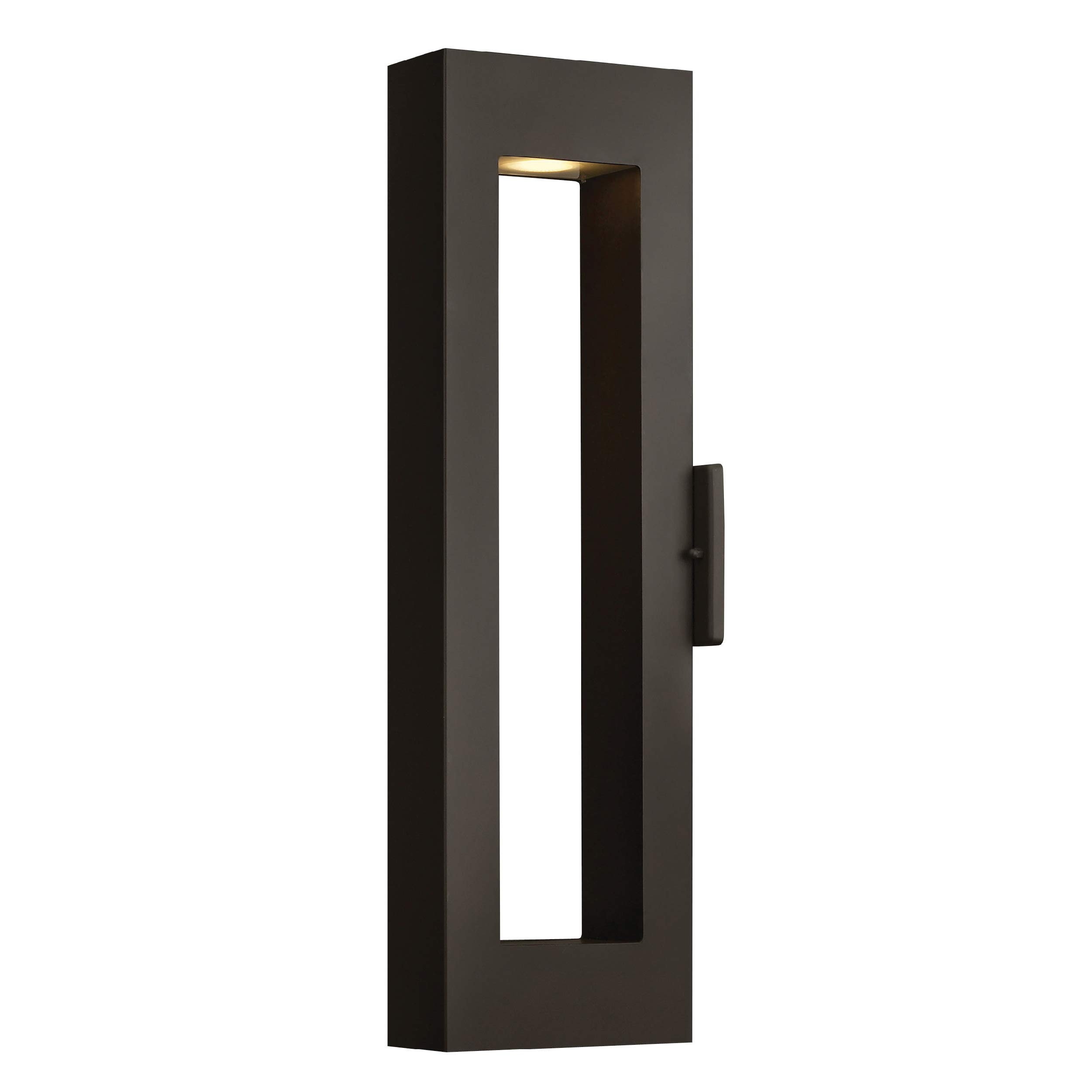 hinkley-atlantis-1644sk-contemporary-two-light-outdoor-wall-mount-satin-black image 1
