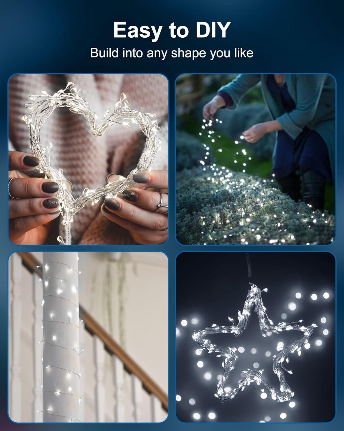 brightown-5ft-battery-operated-60-led-silver-wire-firecracker-cluster-lights-pur image 3