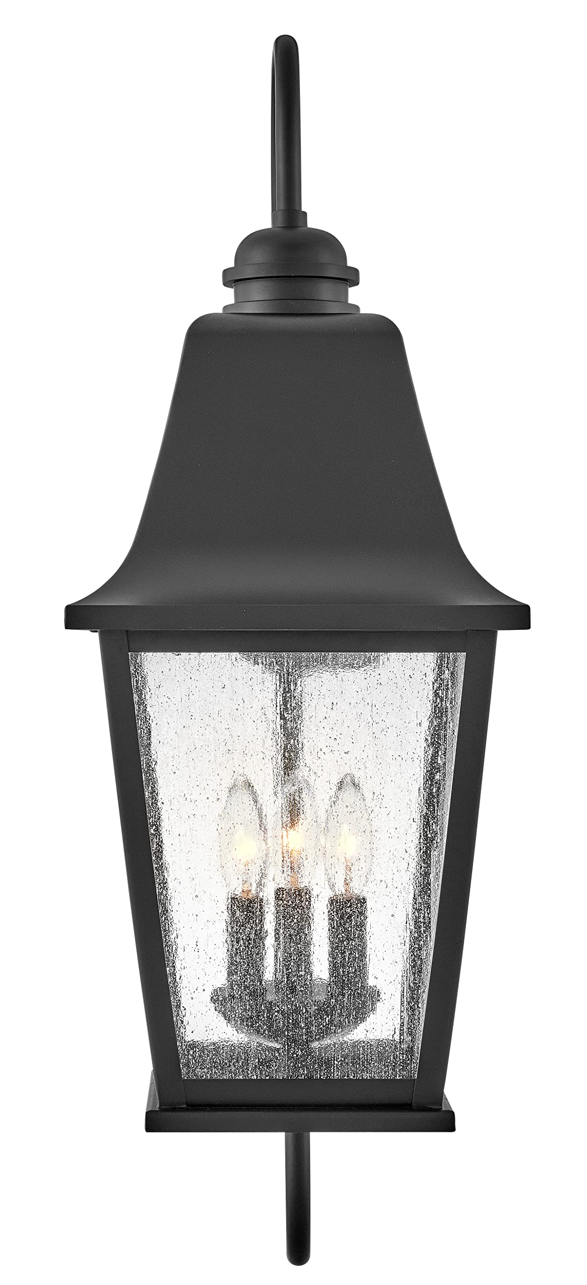 hinkley-kingston-large-wall-mount-lantern-oversized-sweeping-roof-clear-seedy-gl image 3