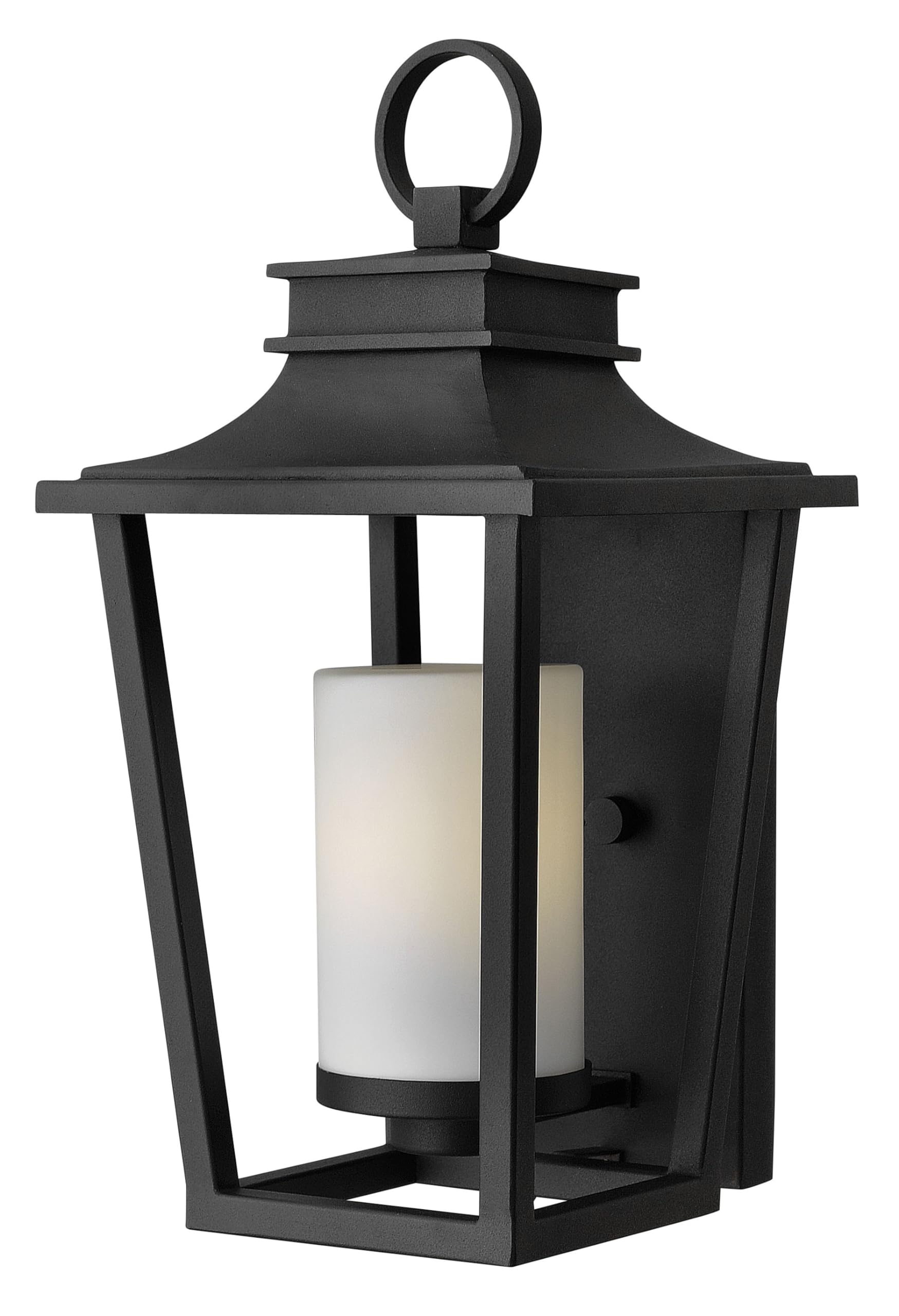 hinkley-sullivan-one-light-small-outdoor-wall-mount-black-finish image 1