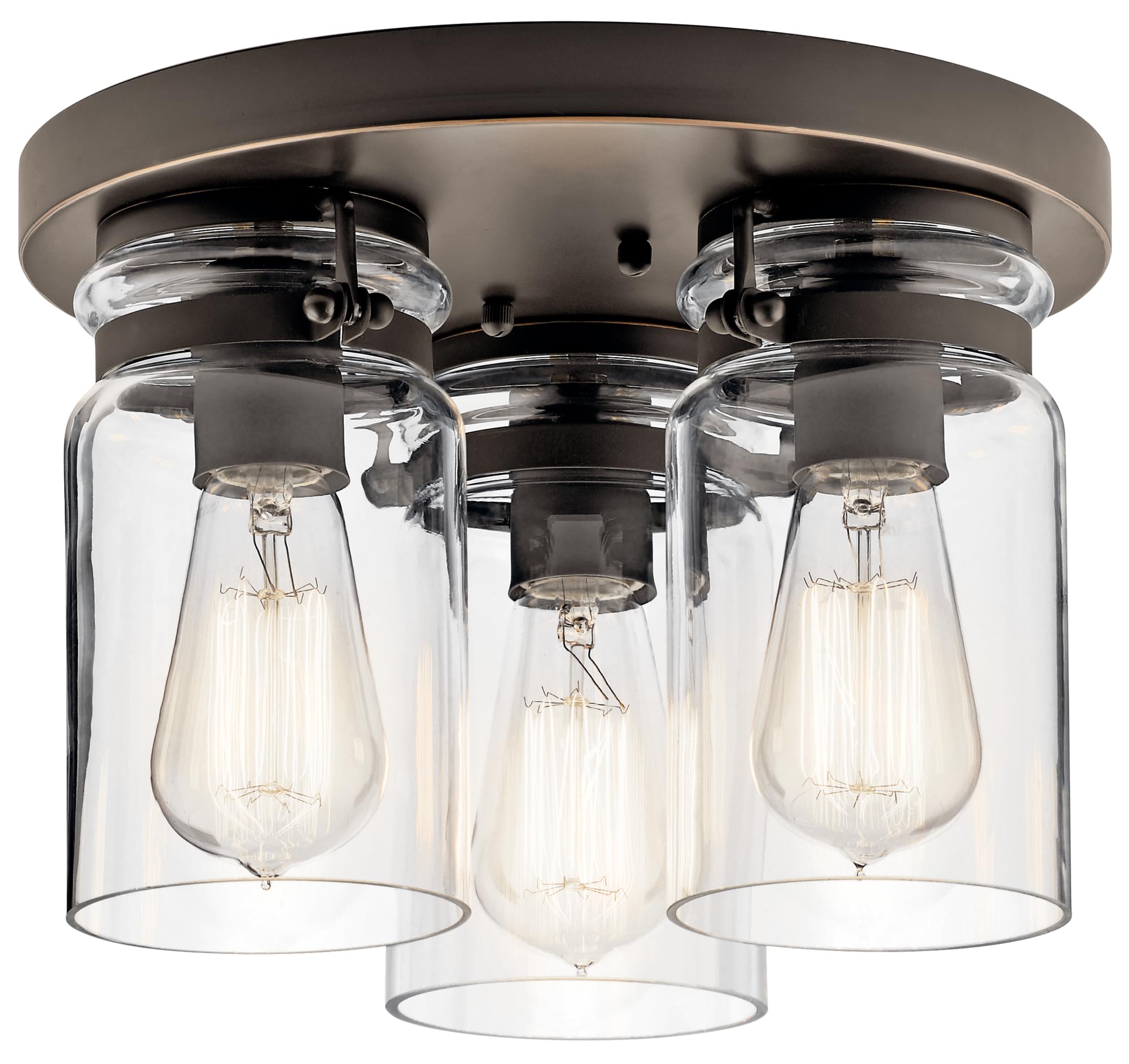 kichler-brinley-11-75-3-light-flush-mount-light-olde-bronze image 1