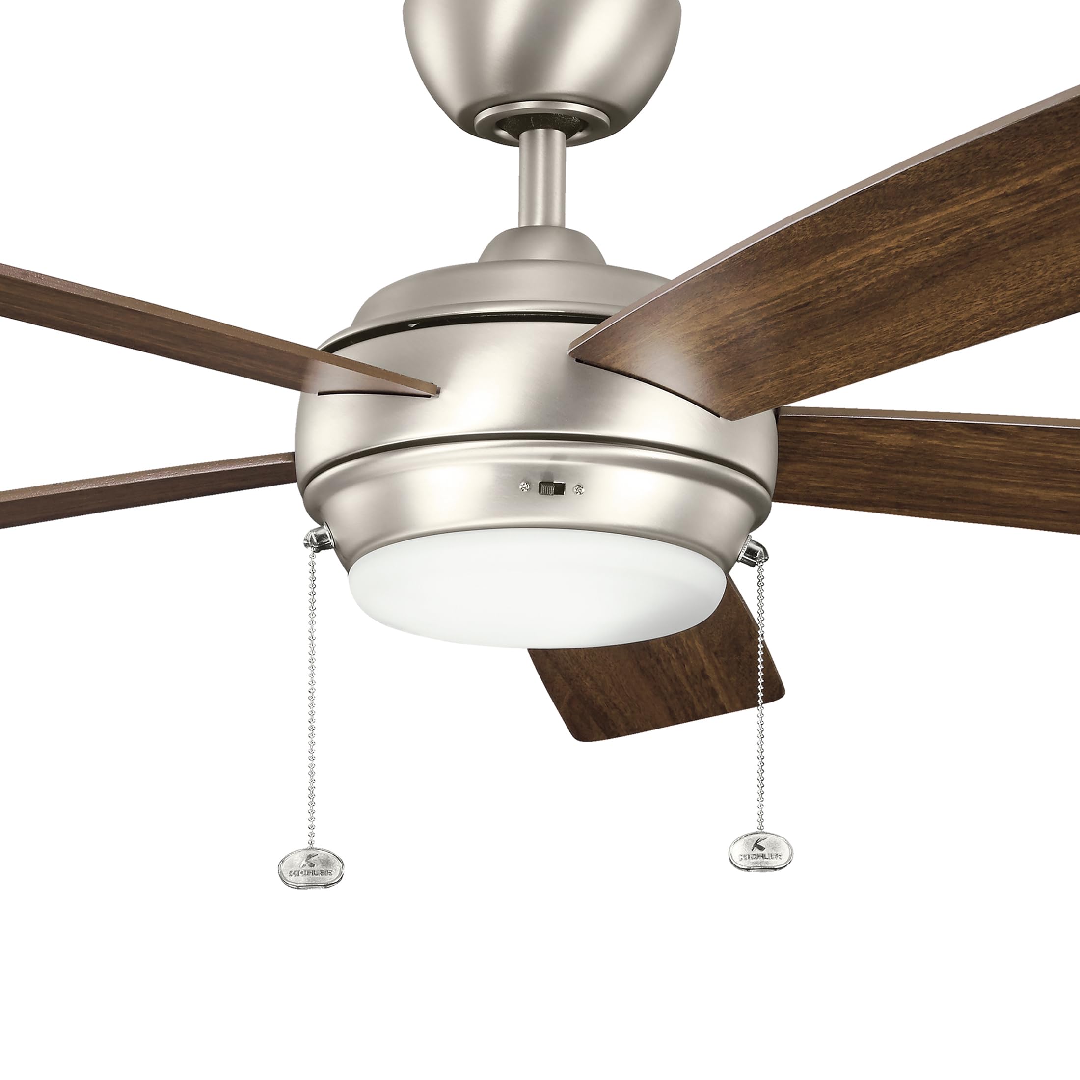 kichler-starkk-52-ceiling-fan-with-led-light-brushed-nickel-reversible-blades image 6