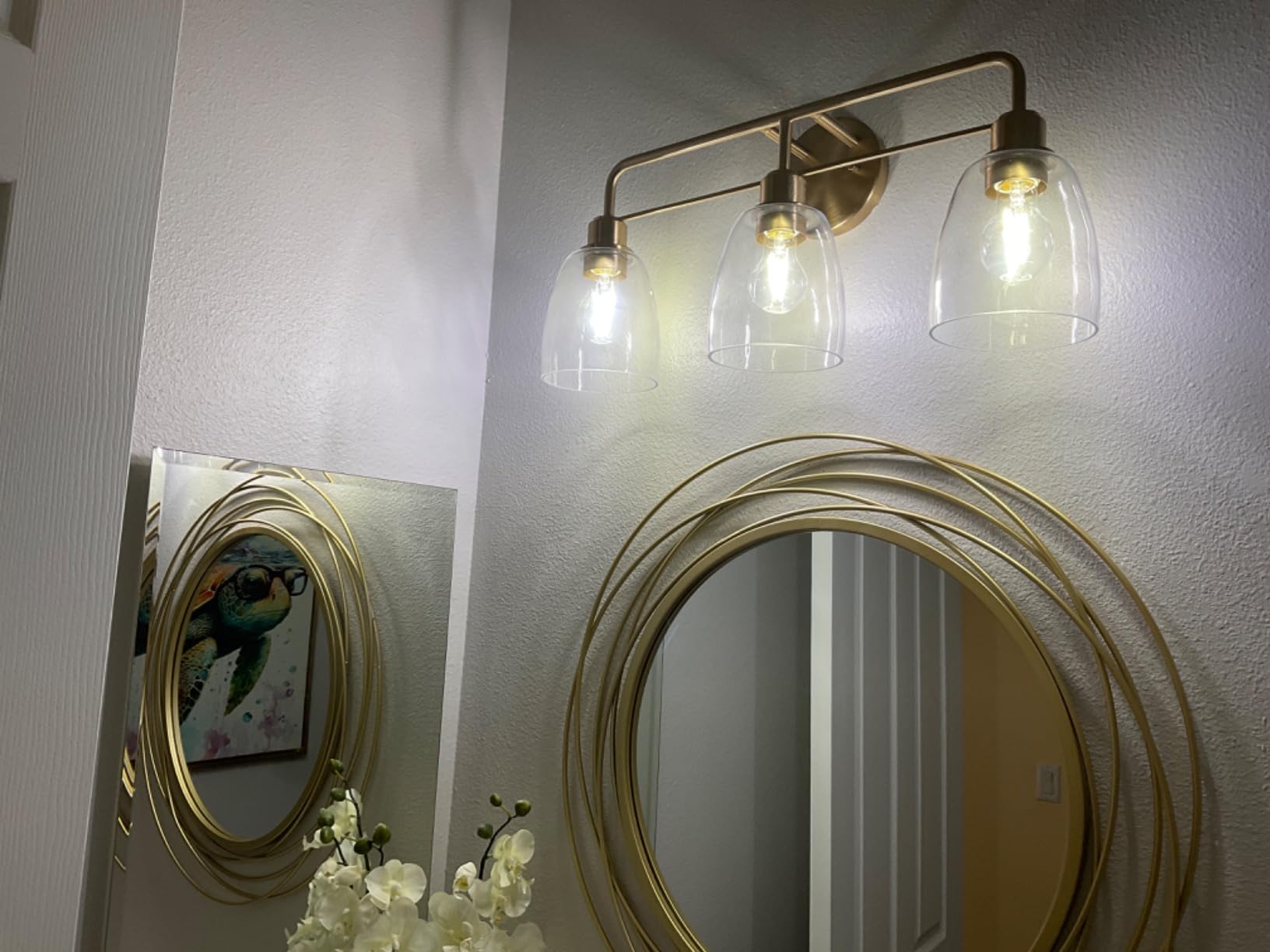 One light was defective
