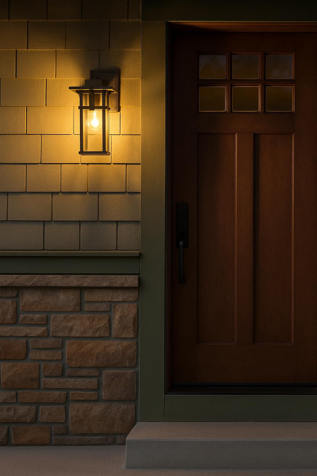 hinkley-manhattan-single-light-outdoor-wall-mount-lantern-aluminum-clear-beveled image 3