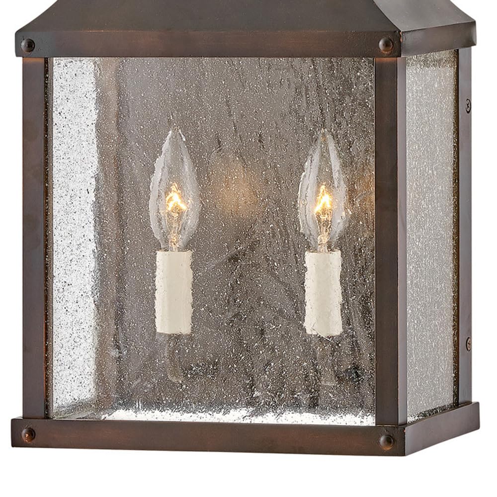 hinkley-beacon-hill-medium-wall-mount-outdoor-lantern-blackened-copper-finish image 5