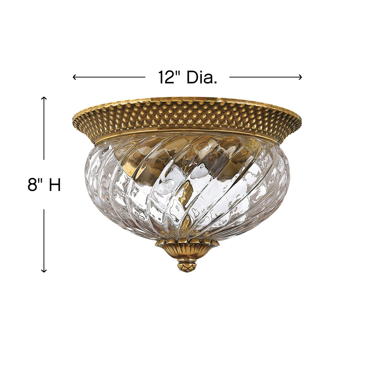 hinkley-plantation-two-light-flush-mount-burnished-brass image 3