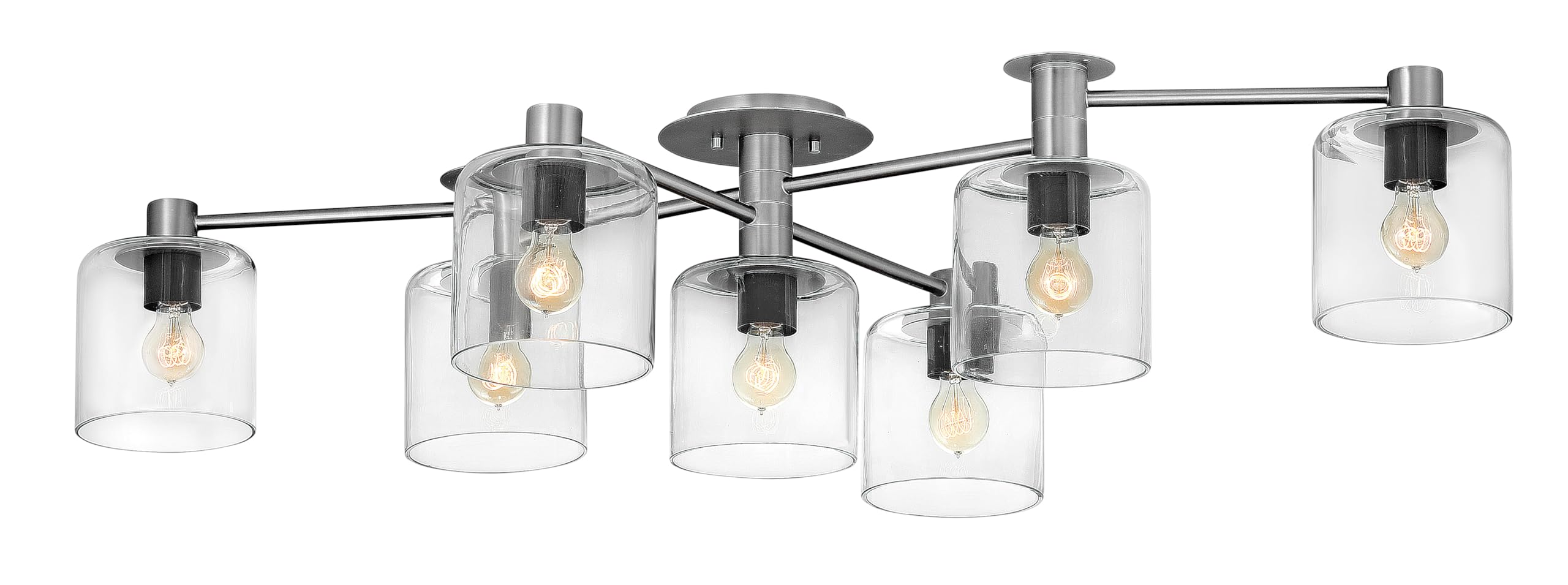 hinkley-axel-large-seven-light-semi-flush-mount-ceiling-light-adjustable-arms-tr image 3