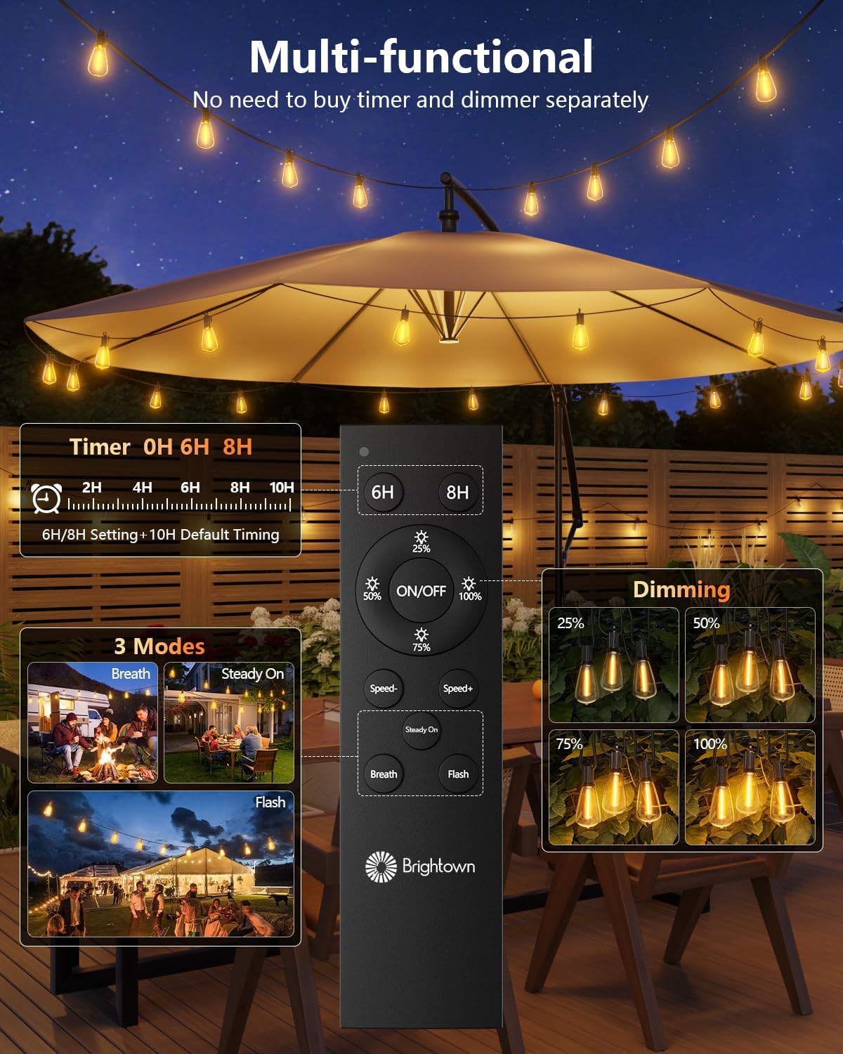 brightown-202ft-solar-powered-edison-string-lights-with-remote-control-65-2-shat image 6
