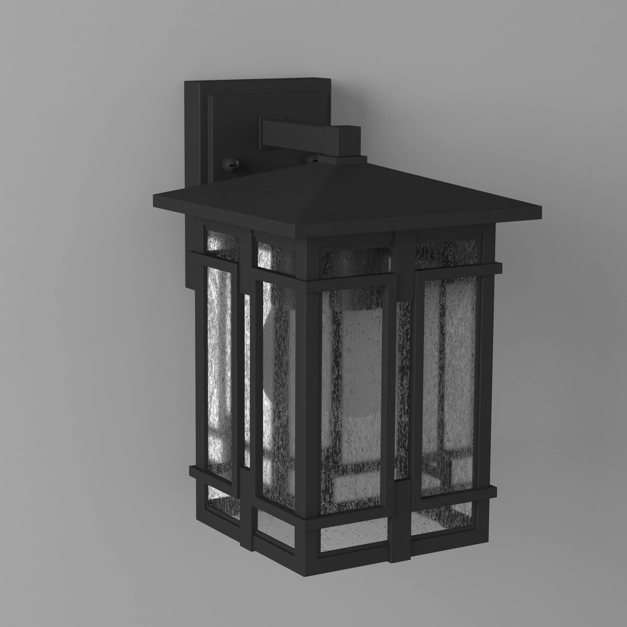 hinkley-tucker-one-light-small-outdoor-wall-fixture-museum-black-rustic-lodge image 4
