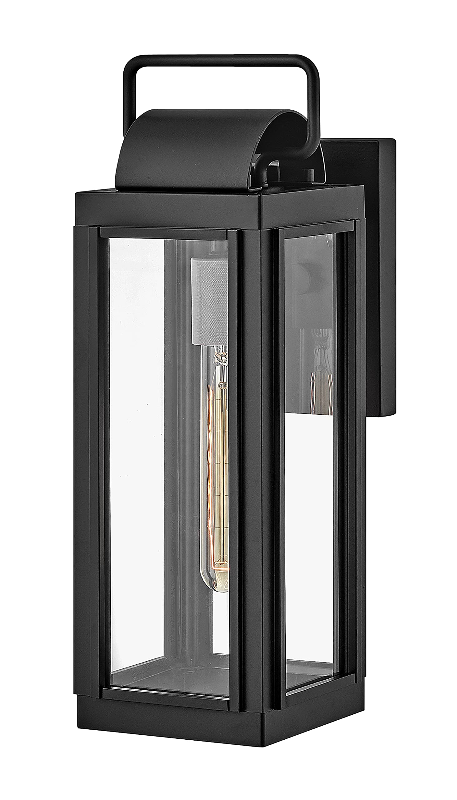 hinkley-sag-harbor-one-light-outdoor-small-wall-lantern-burnished-bronze-with-cl image 8