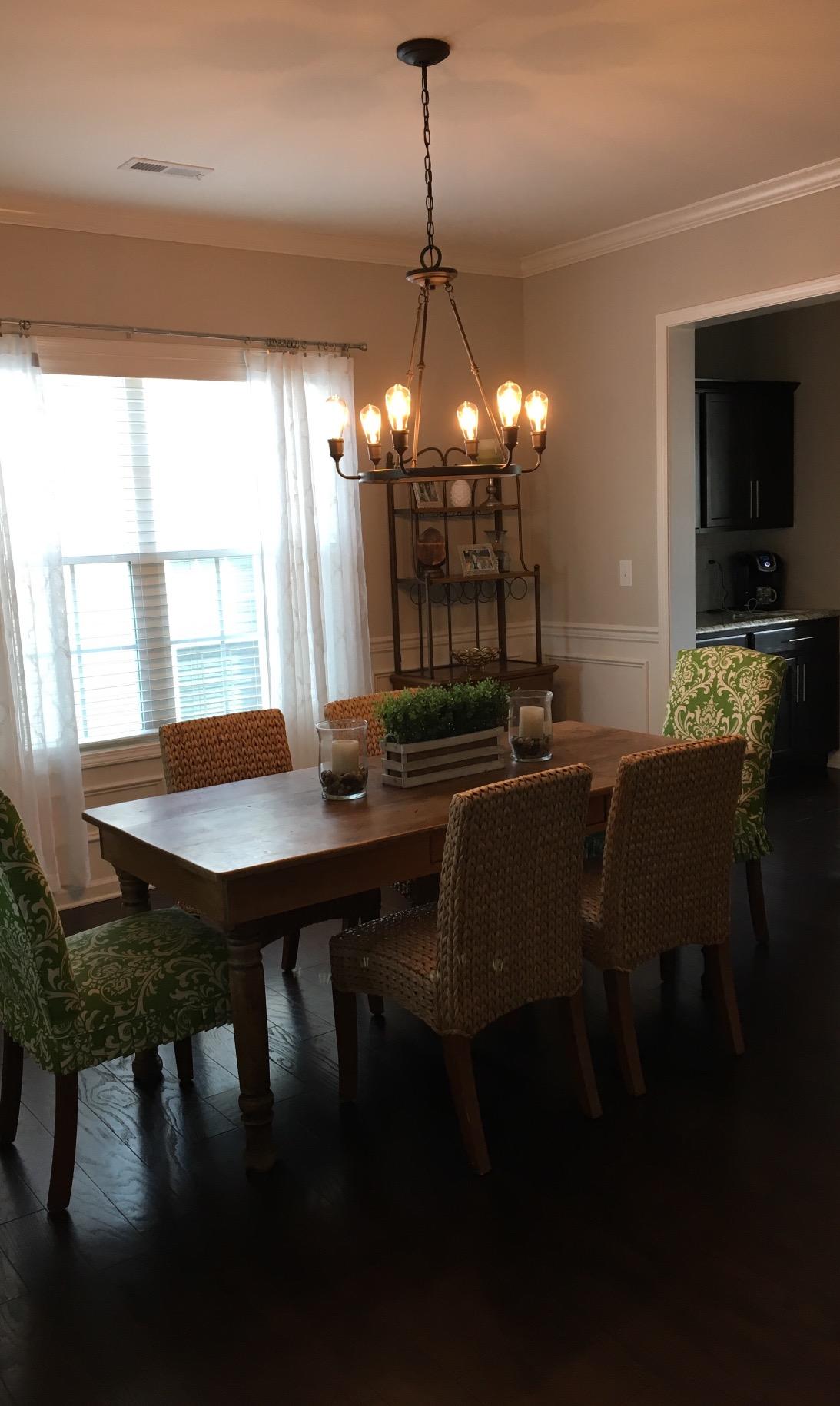 Stunning dining room light
