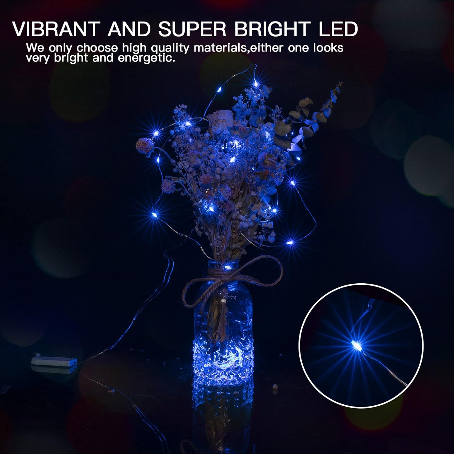 brightown-12-pack-7ft-20-led-battery-operated-silver-wire-firefly-starry-moon-li-2 image 3