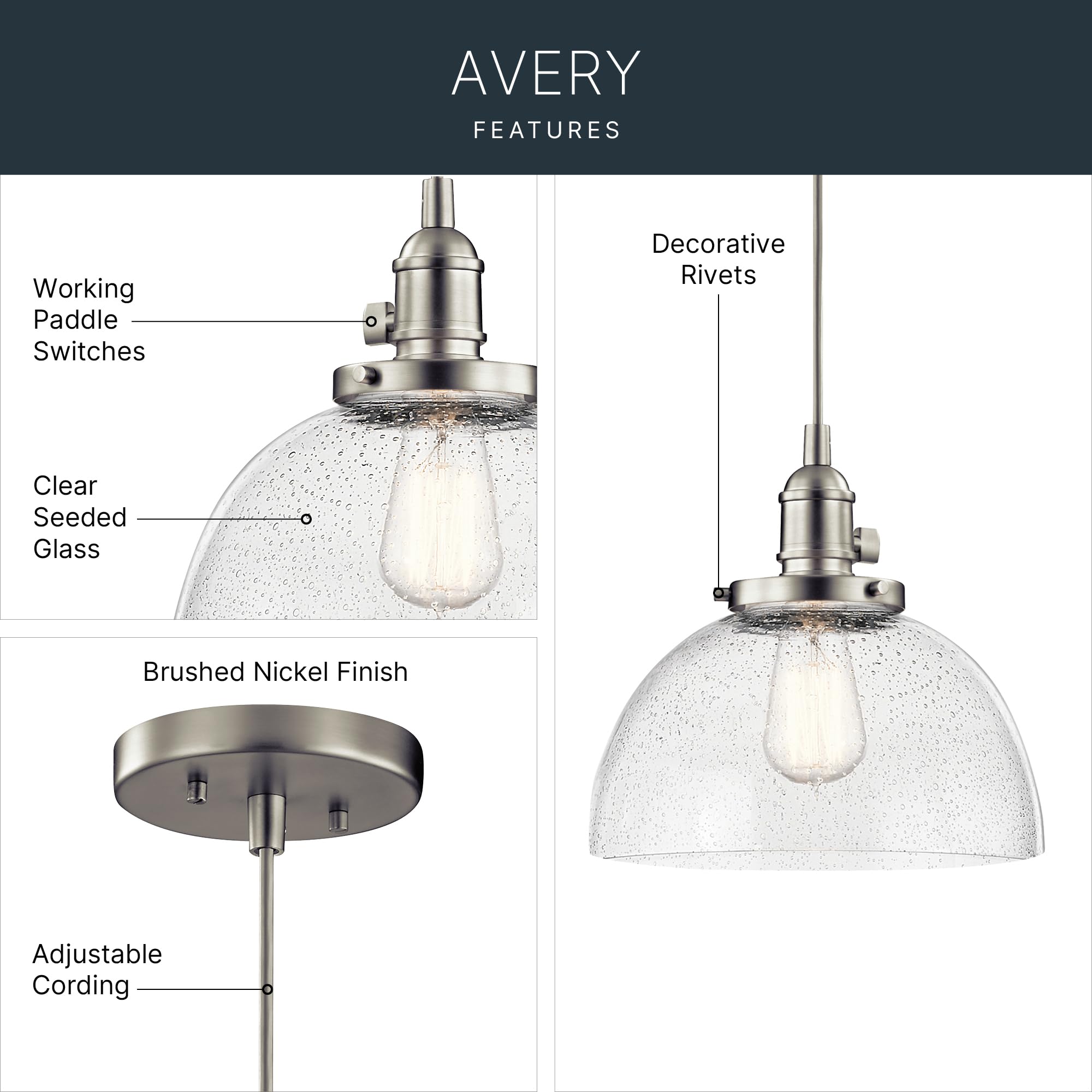 kichler-avery-9-25-1-light-wall-sconce-brushed-nickel-clear-seeded-glass-damp-ra image 3