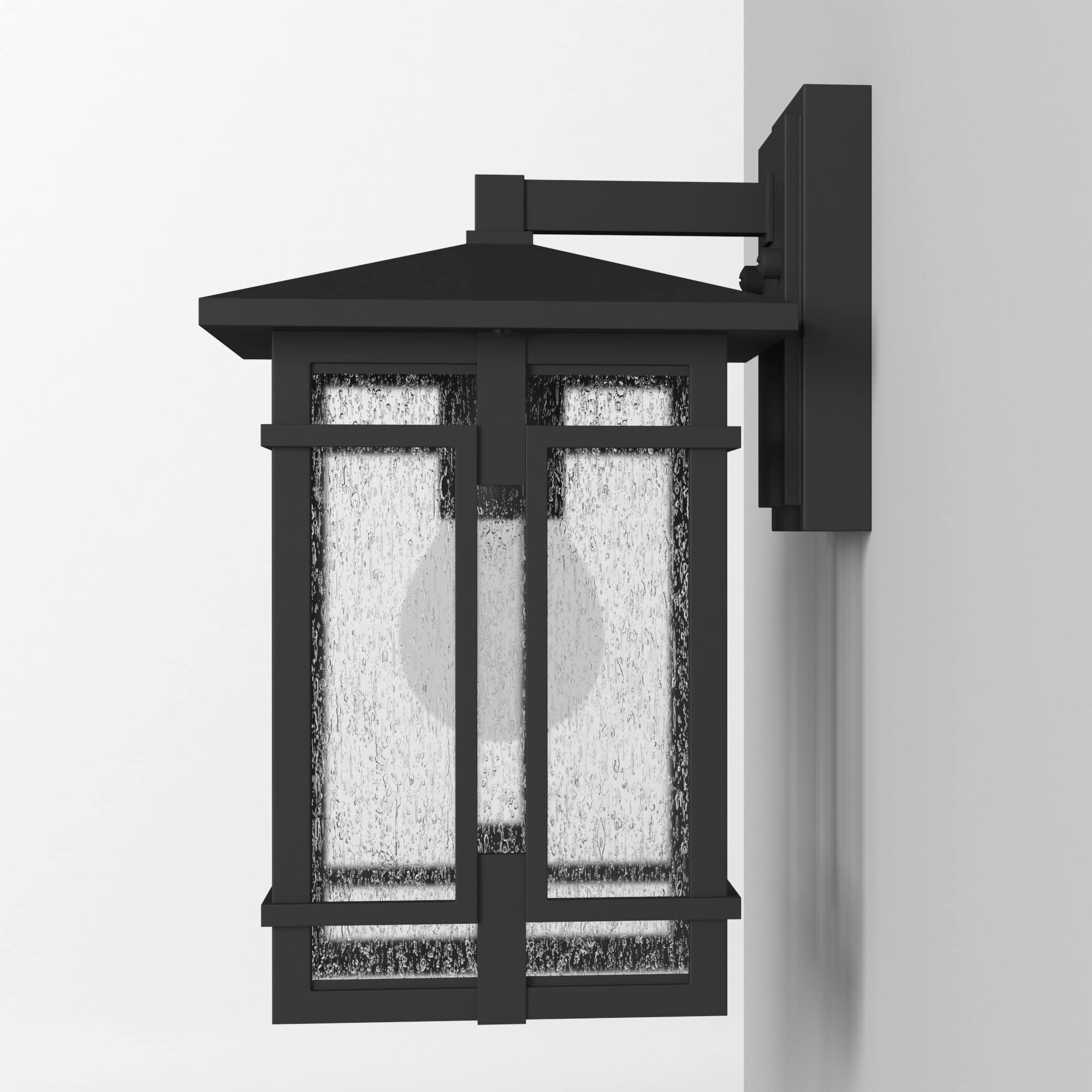 hinkley-tucker-one-light-small-outdoor-wall-fixture-museum-black-rustic-lodge image 6