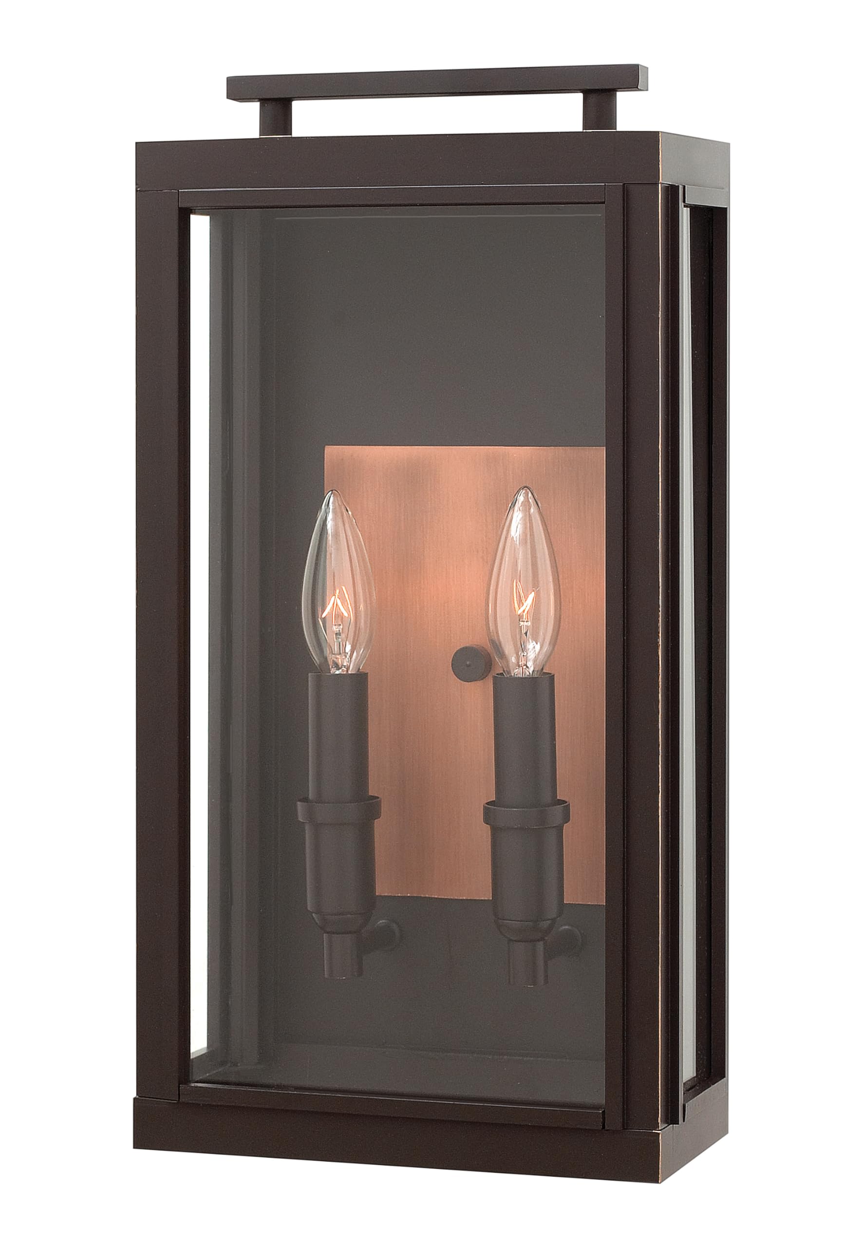 hinkley-sutcliffe-one-light-4w-led-outdoor-small-wall-sconce-oil-rubbed-bronze image 4