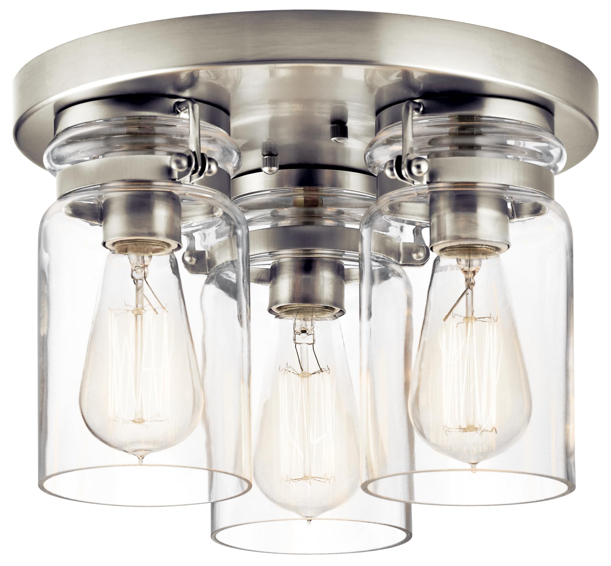 kichler-brinley-11-75-3-light-flush-mount-light-olde-bronze image 5