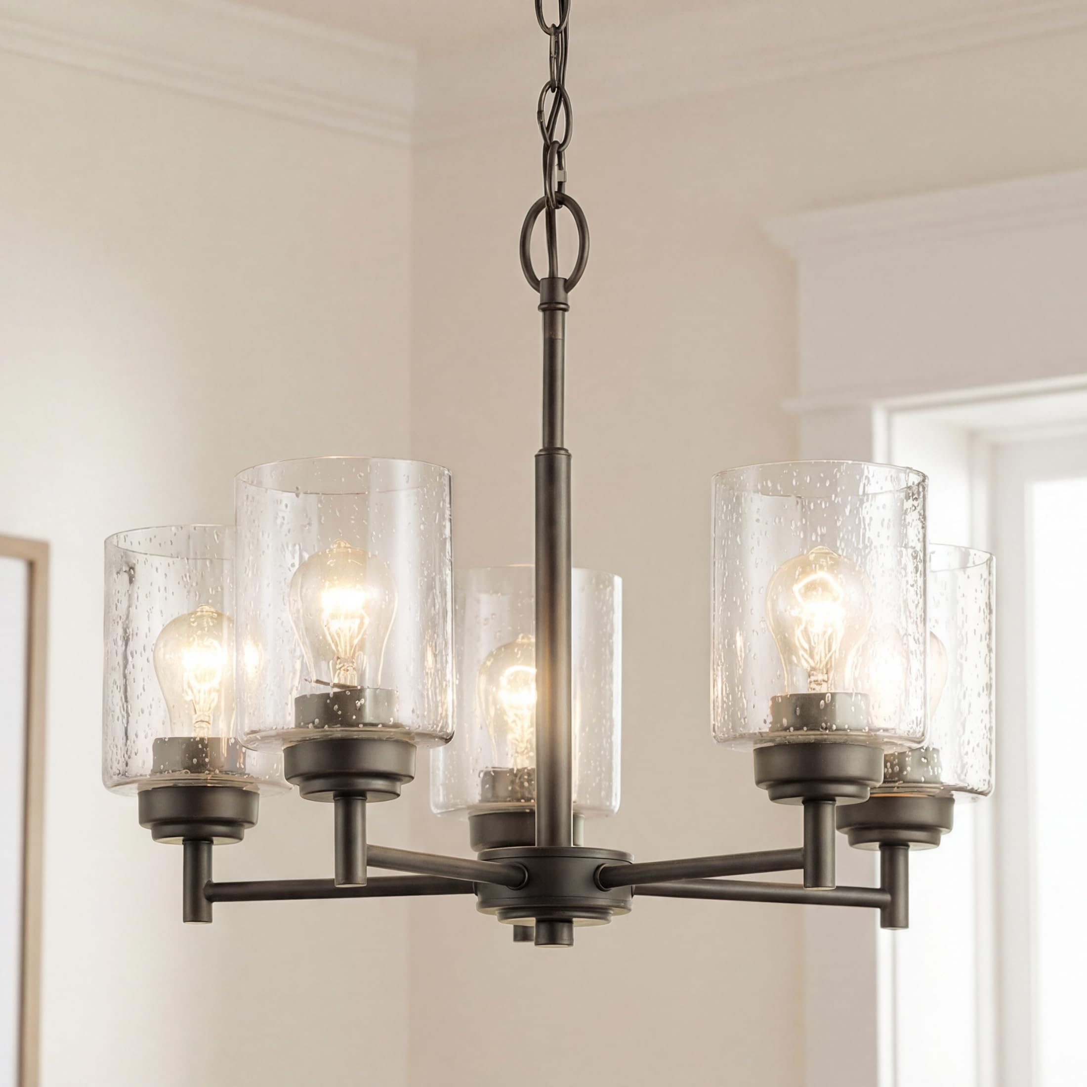 kichler-winslow-5-light-chandelier-olde-bronze-44030oz-traditional-clear-seeded- image 5