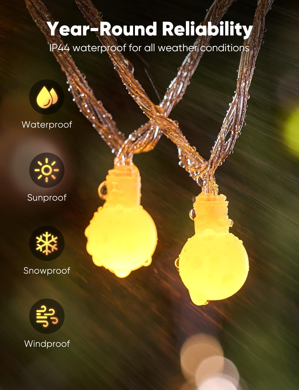 brightown-33ft-100-led-plug-in-globe-ball-string-lights-with-remote-for-bedroom- image 5