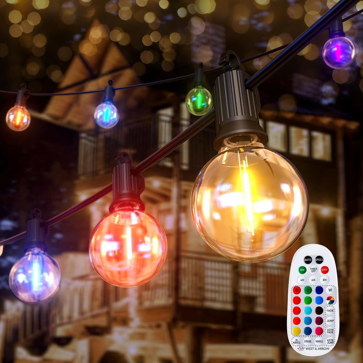 brightown-29ft-plug-in-g40-12-led-bulbs-string-lights-for-patio-garden-cafe-wedd image 1