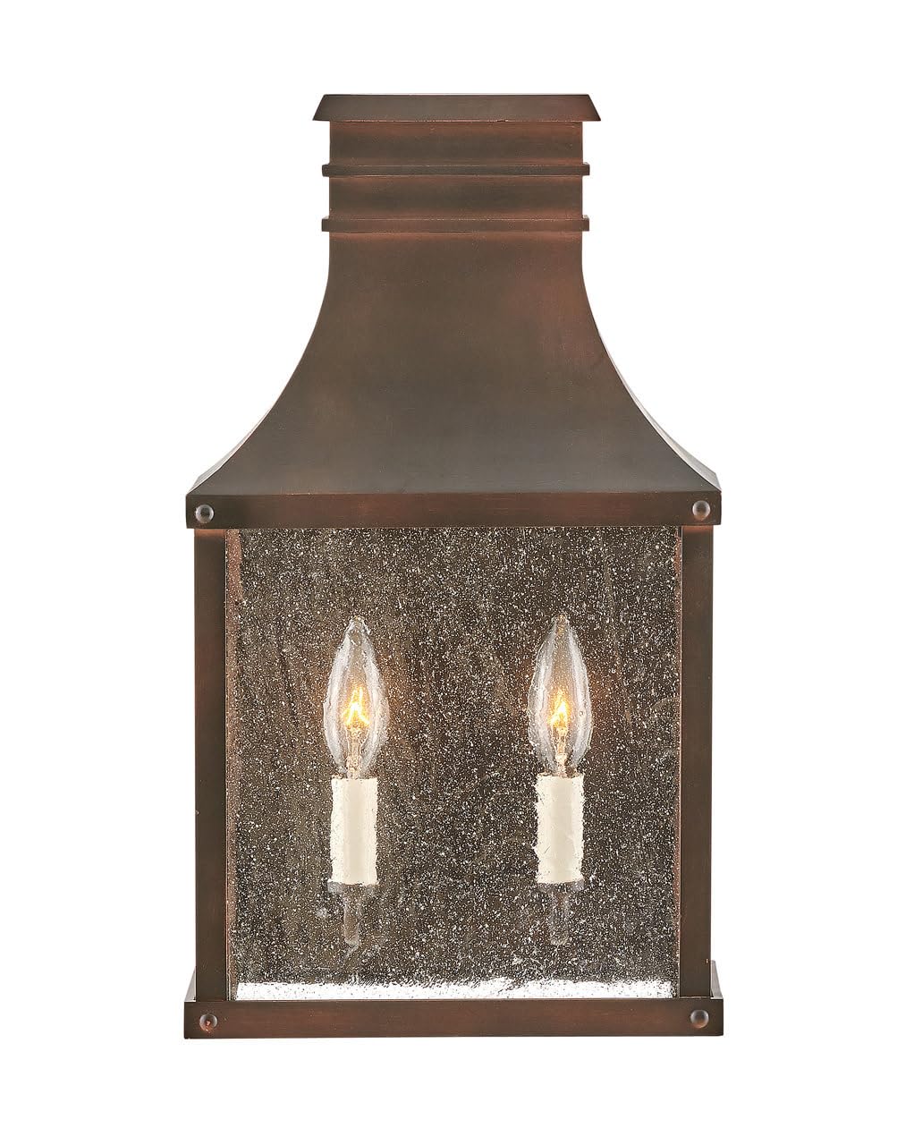 hinkley-beacon-hill-medium-wall-mount-outdoor-lantern-blackened-copper-finish image 3