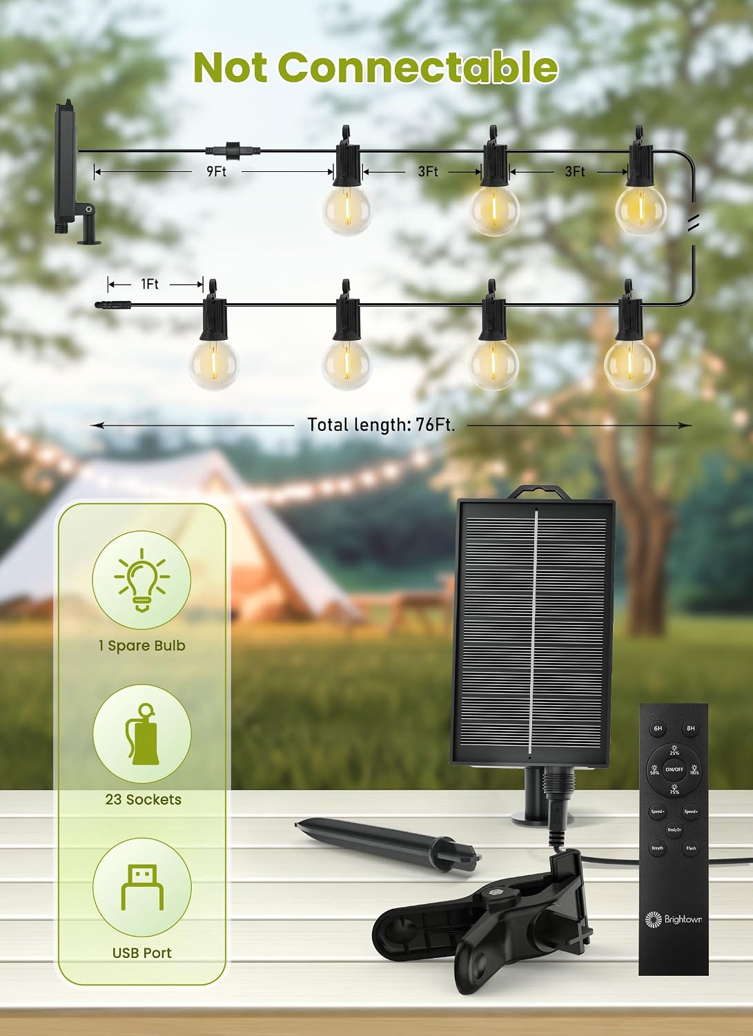 brightown-76ft-solar-powered-g40-23-led-bulbs-string-lights-for-patio-garden-caf image 7