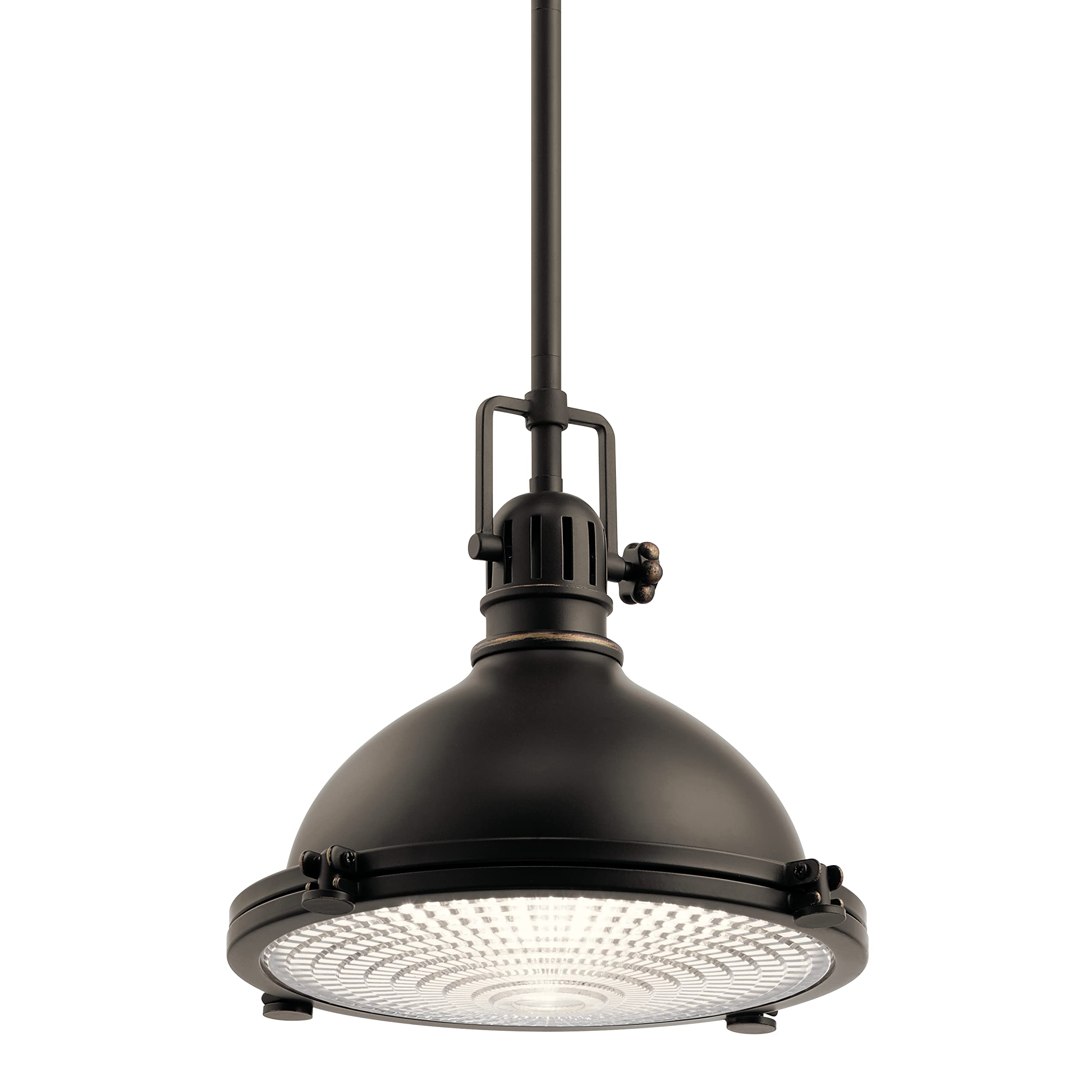 kichler-hatteras-bay-pendant-light-in-olde-bronze-with-clear-fresnel-lens-model- image 5