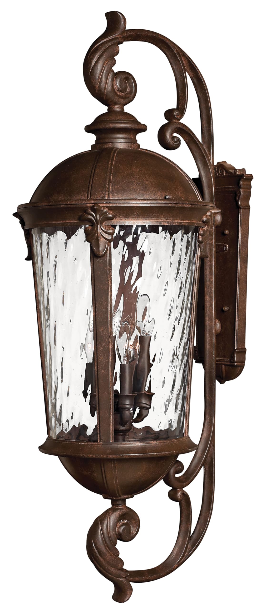 hinkley-windsor-medium-three-light-outdoor-wall-mount-river-rock-finish image 6