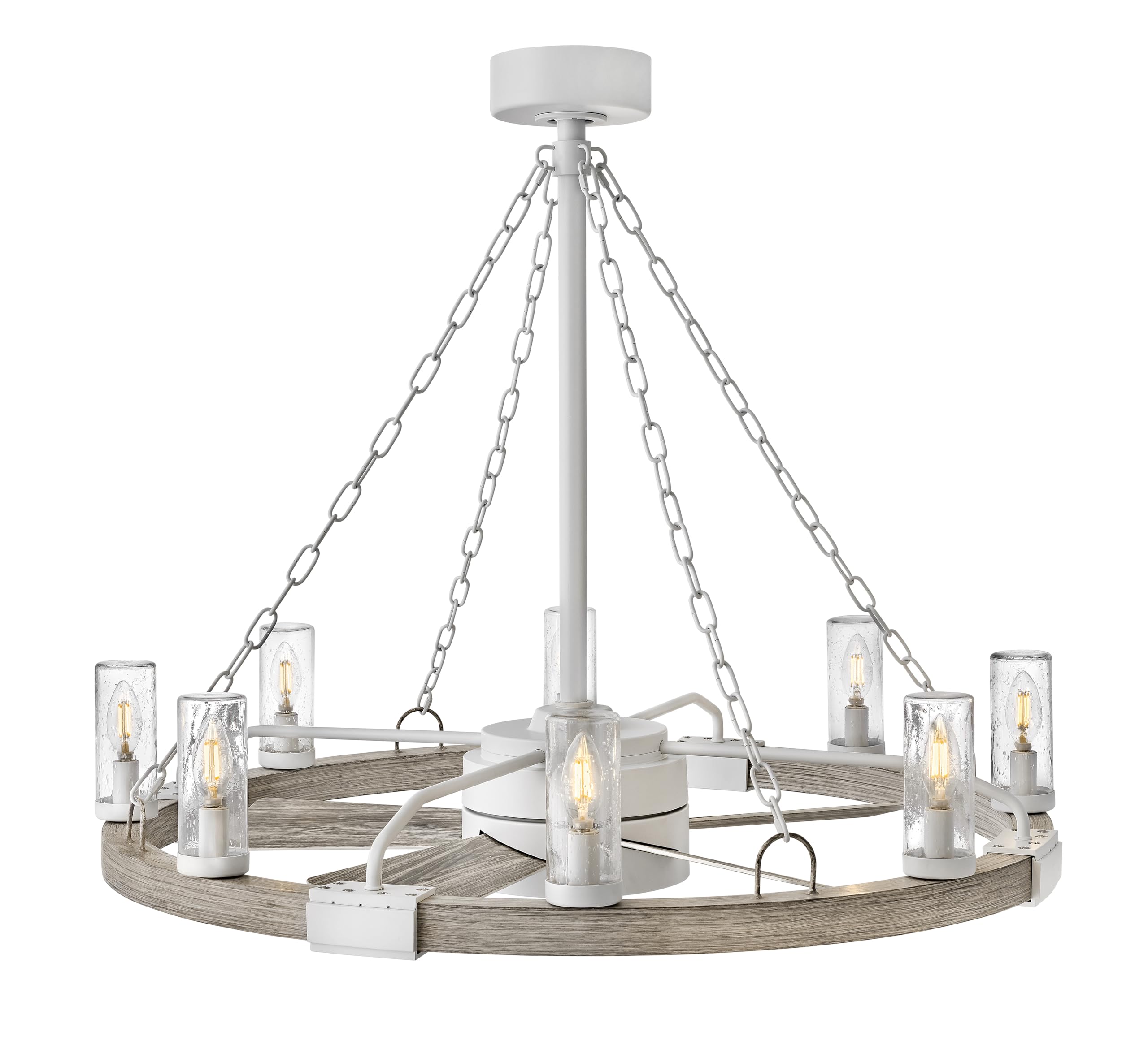 hinkley-sawyer-36-led-indoor-outdoor-smart-fandelier-matte-white-weathered-wood- image 5