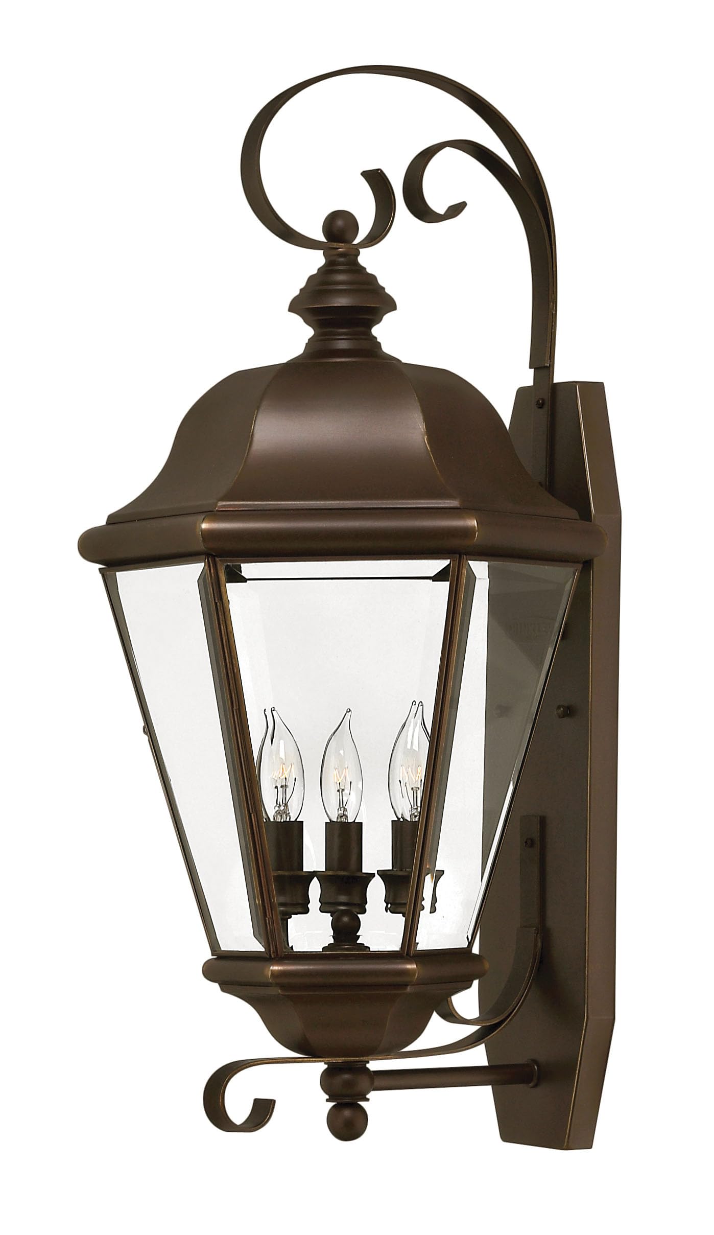 hinkley-2428cb-clifton-park-three-light-outdoor-wall-mount-copper-bronze image 1