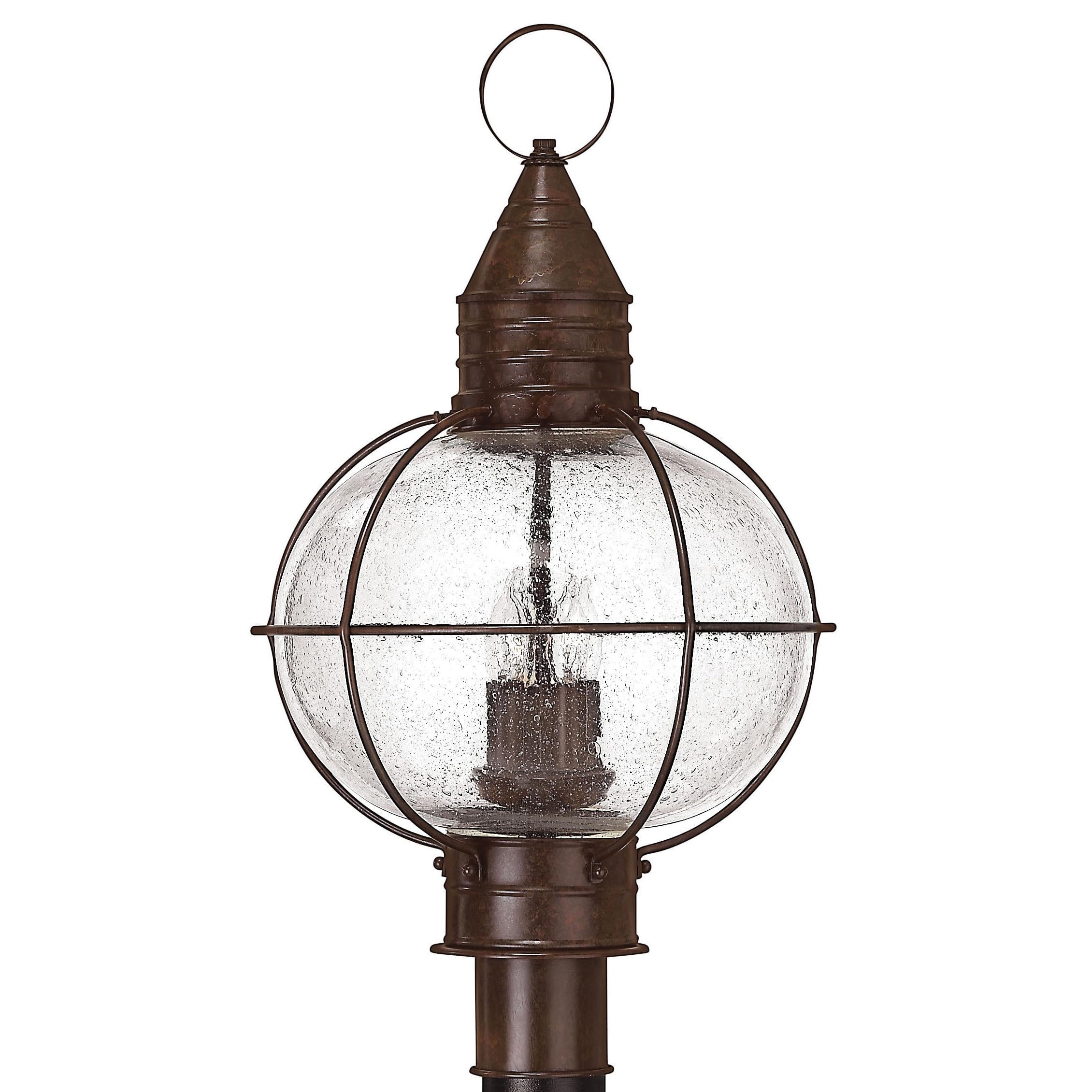 hinkley-2201sz-rustic-four-light-post-top-pier-mount-from-cape-cod-collection-in image 2