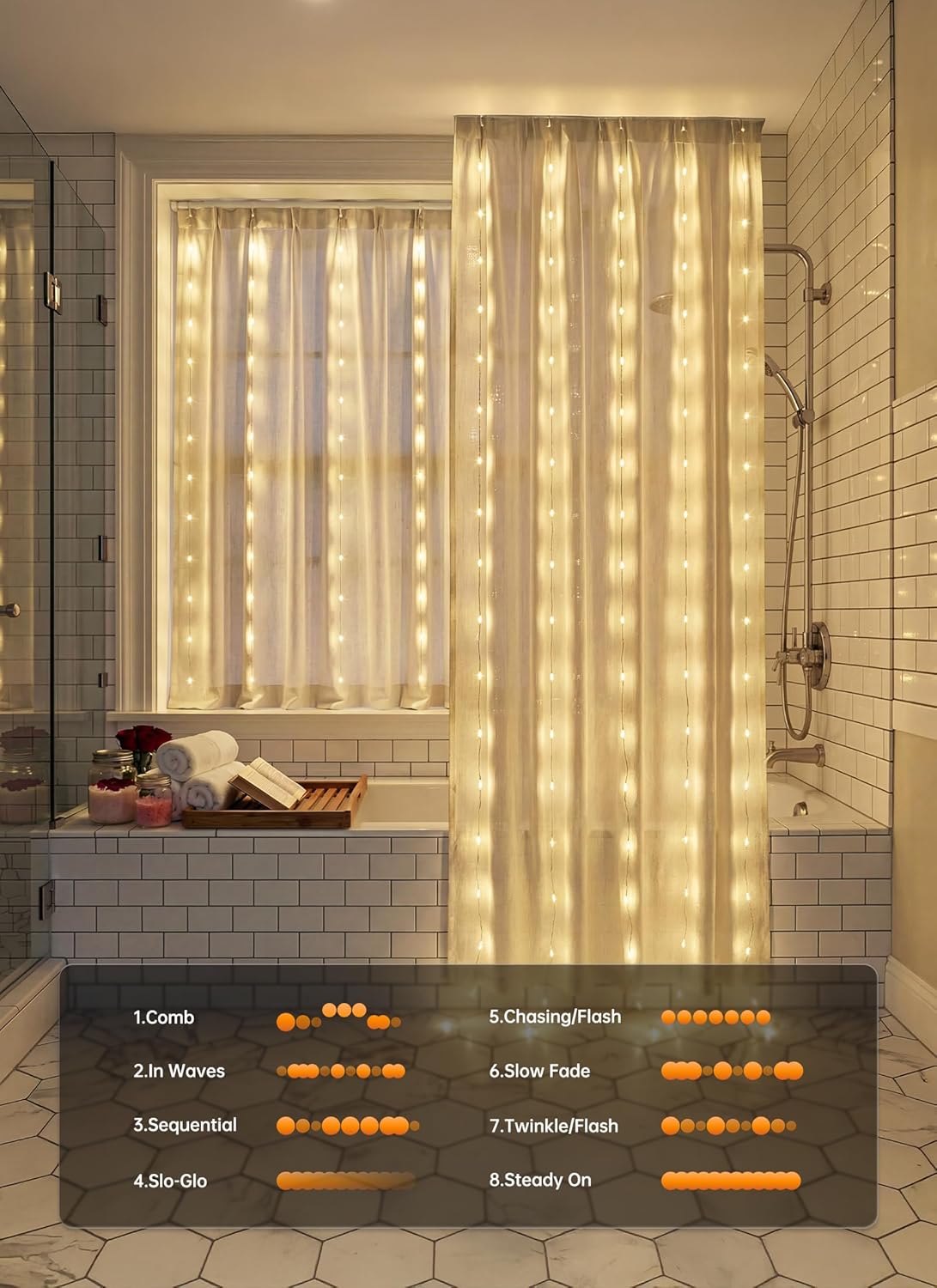 brightown-70-inch-180-led-battery-operated-shower-curtain-lights-warm-white-with image 4