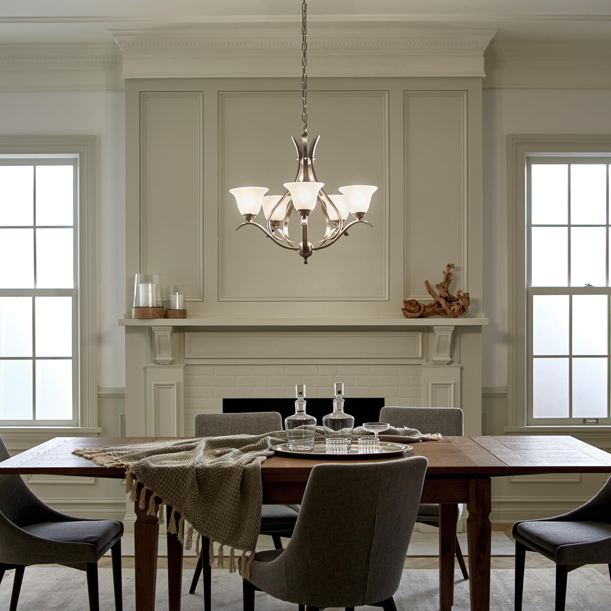 kichler-dover-5-light-chandelier-in-brushed-nickel-2020ni-for-dining-room-and-fo image 6