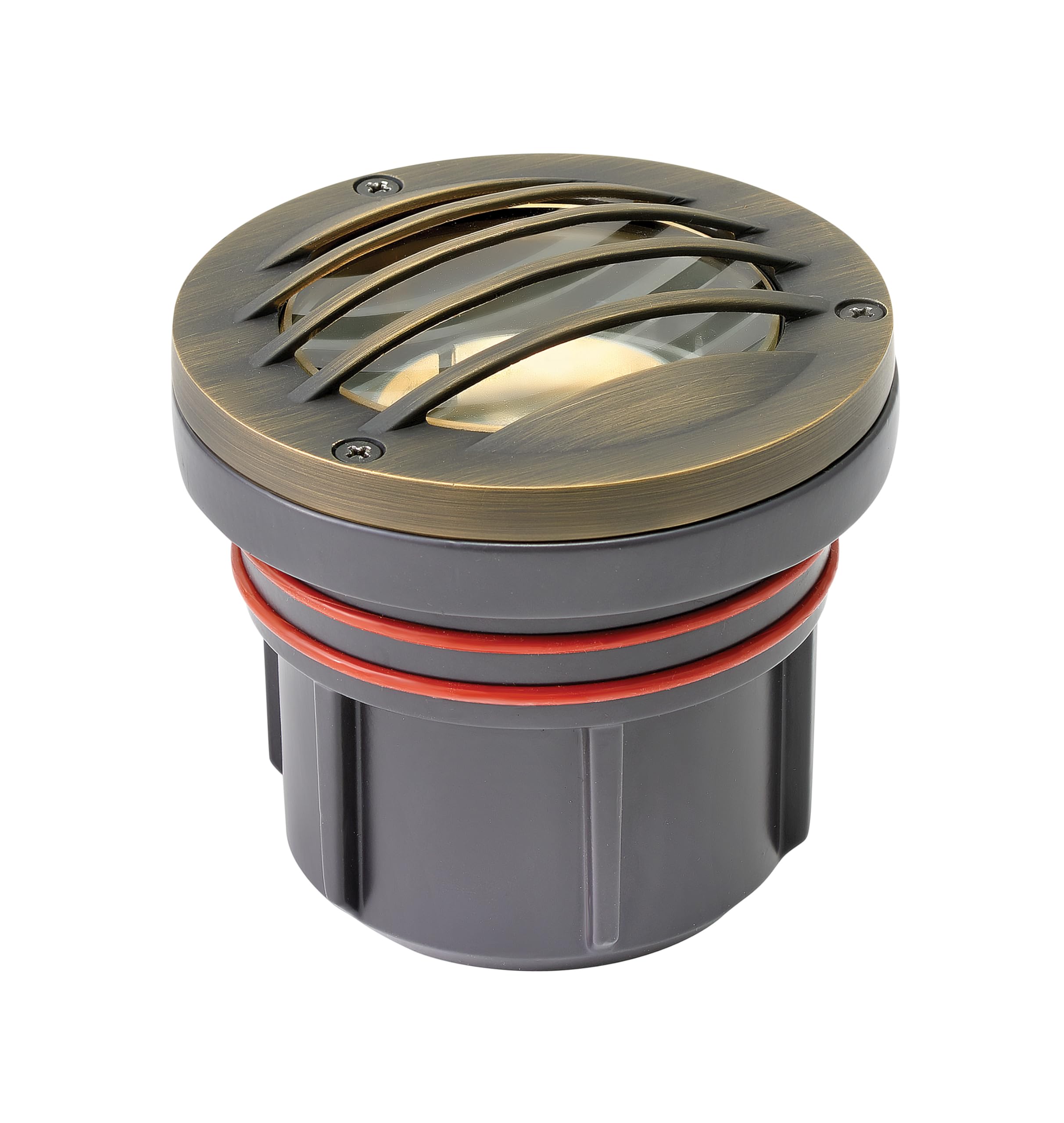 hinkley-hardy-island-grill-top-well-light-solid-cast-brass-15705mz image 1