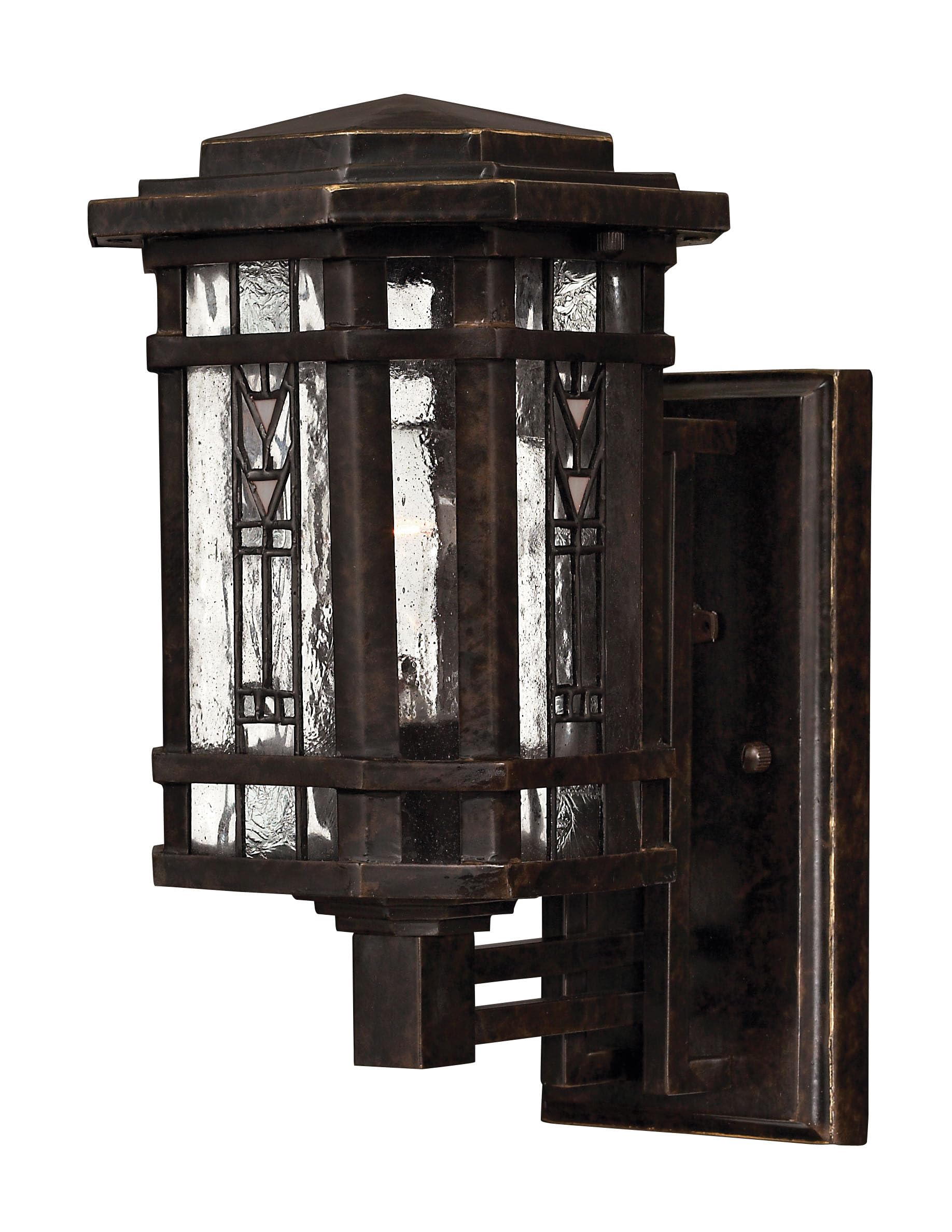 hinkley-tahoe-transitional-one-light-small-outdoor-wall-mount-regency-bronze image 1