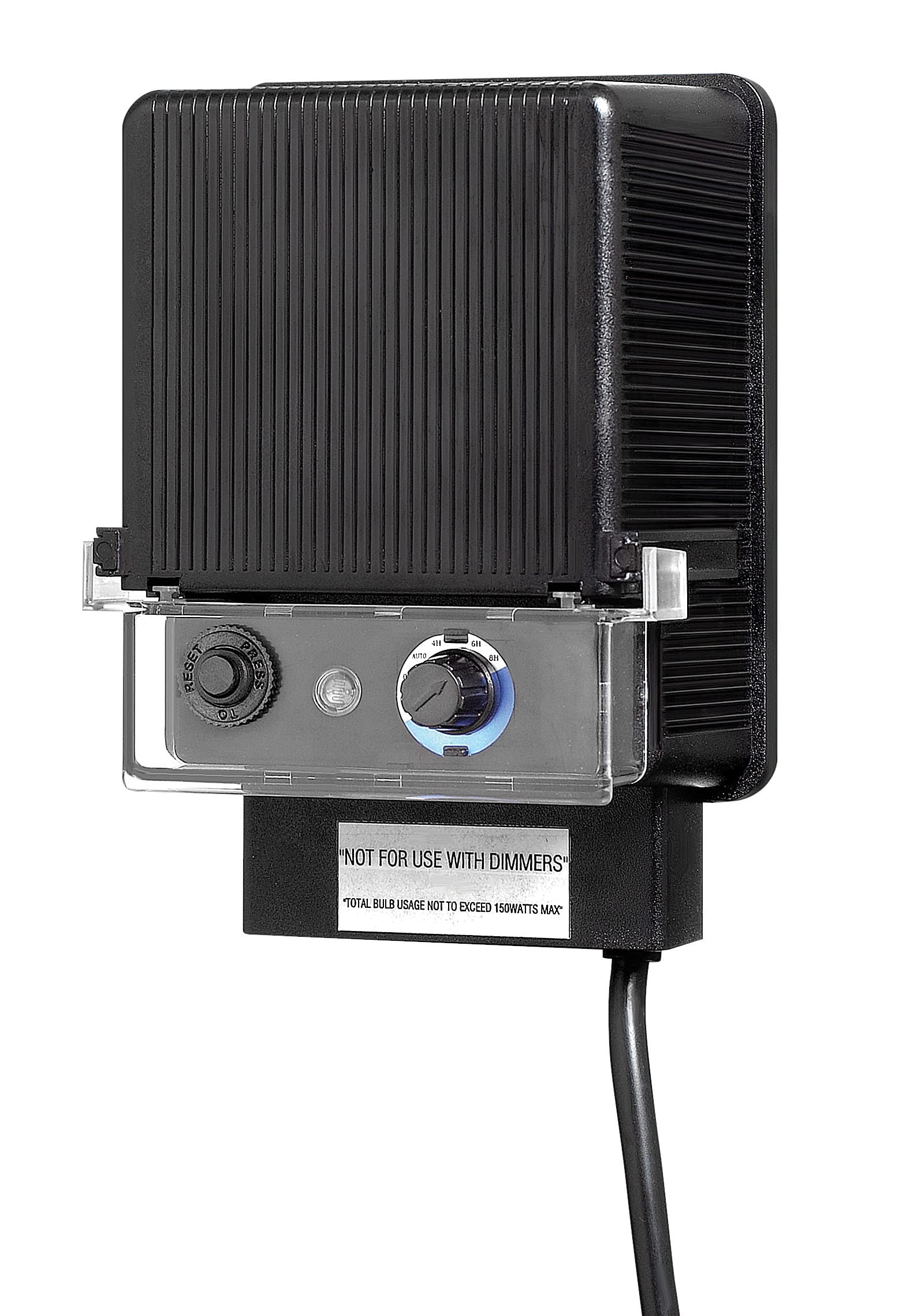 hinkley-standard-landscape-transformer-150w-12v-tap-automatic-timer-photocell-bl image 1